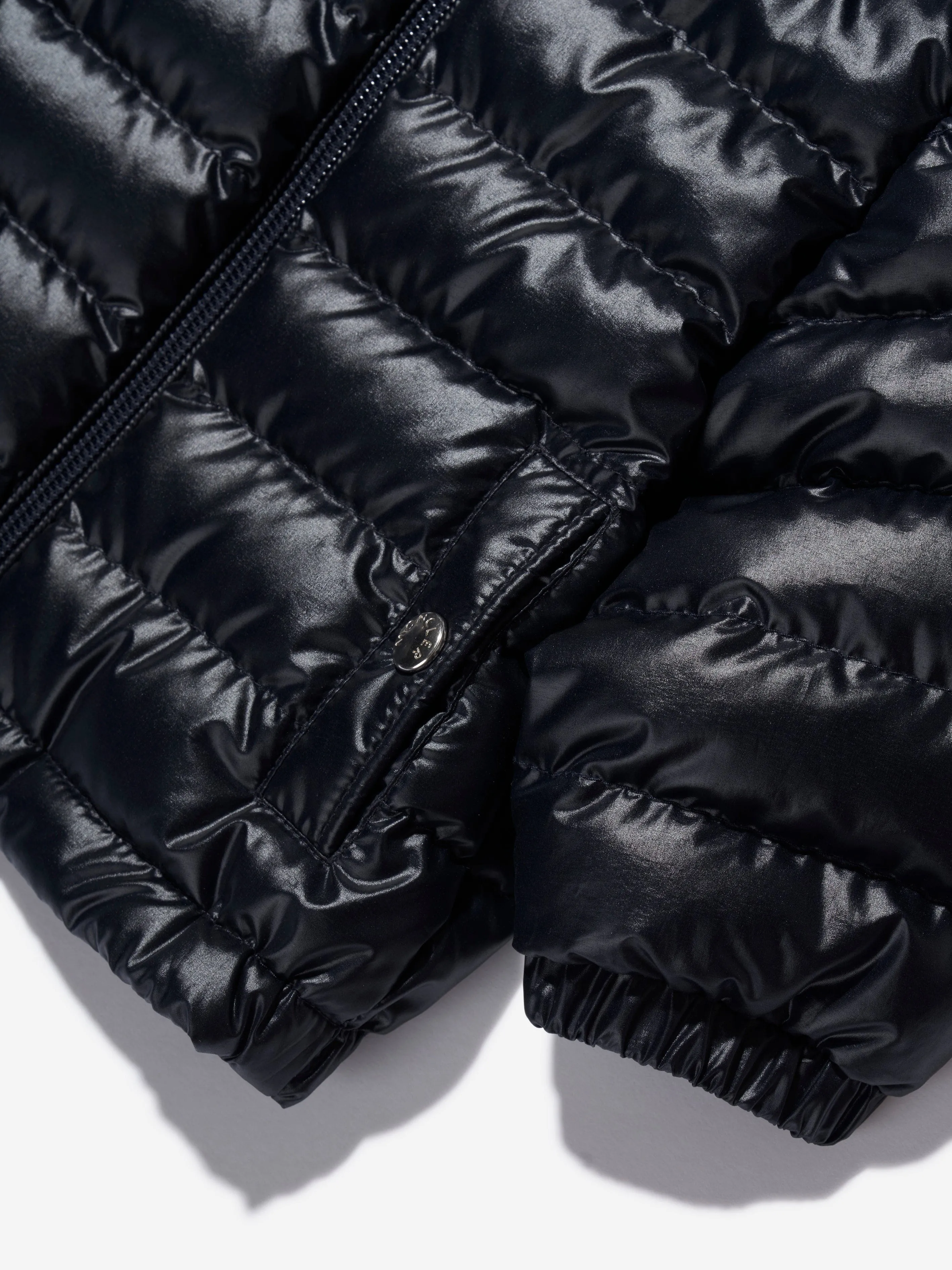Moncler Enfant Baby Jungen Daunengefütterte Sesen Jacke in Marine