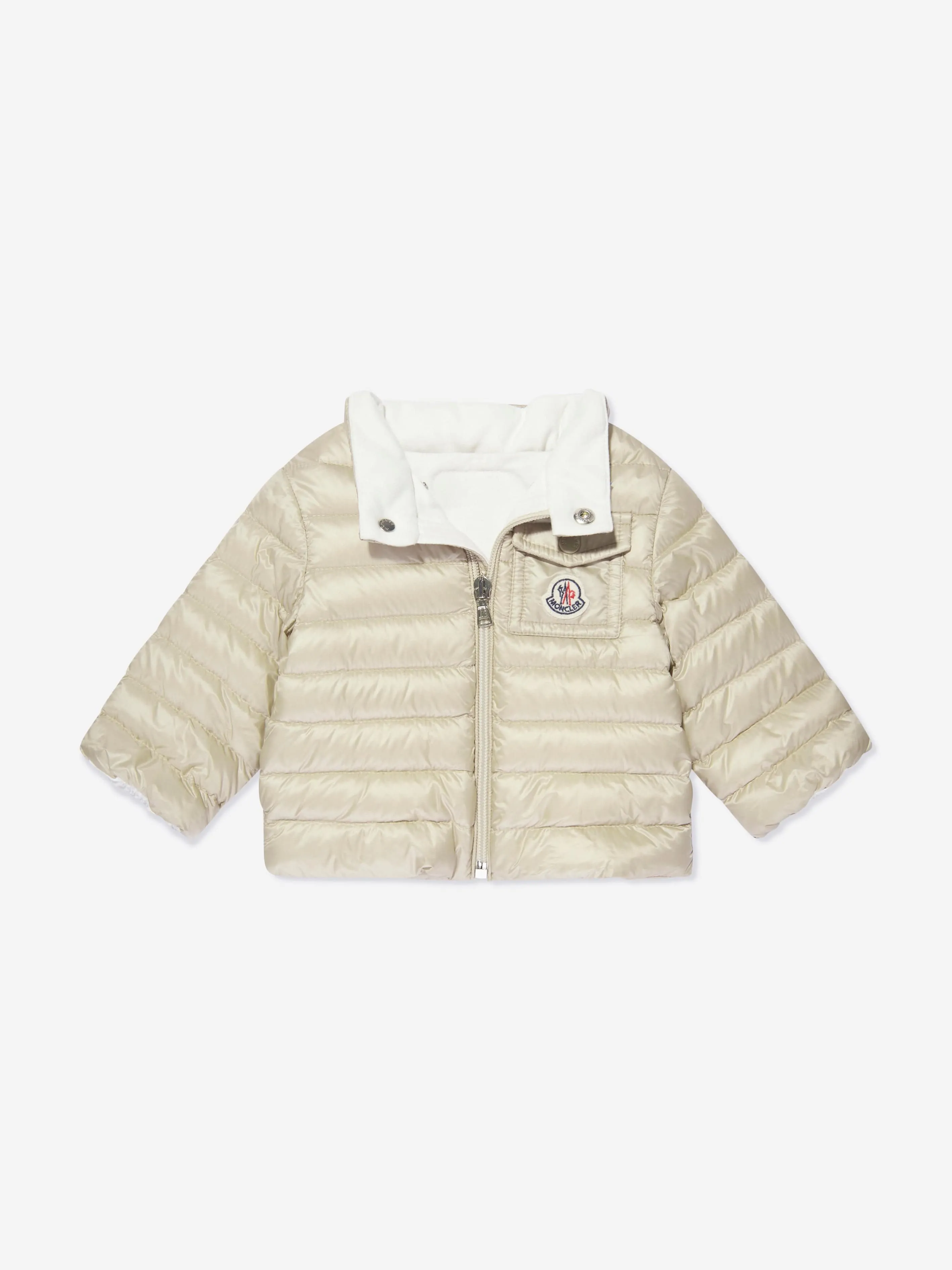 Moncler Enfant Baby Daunengefütterte Baigal Jacke in Beige