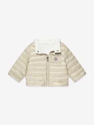 Moncler Enfant Baby Daunengefütterte Baigal Jacke in Beige