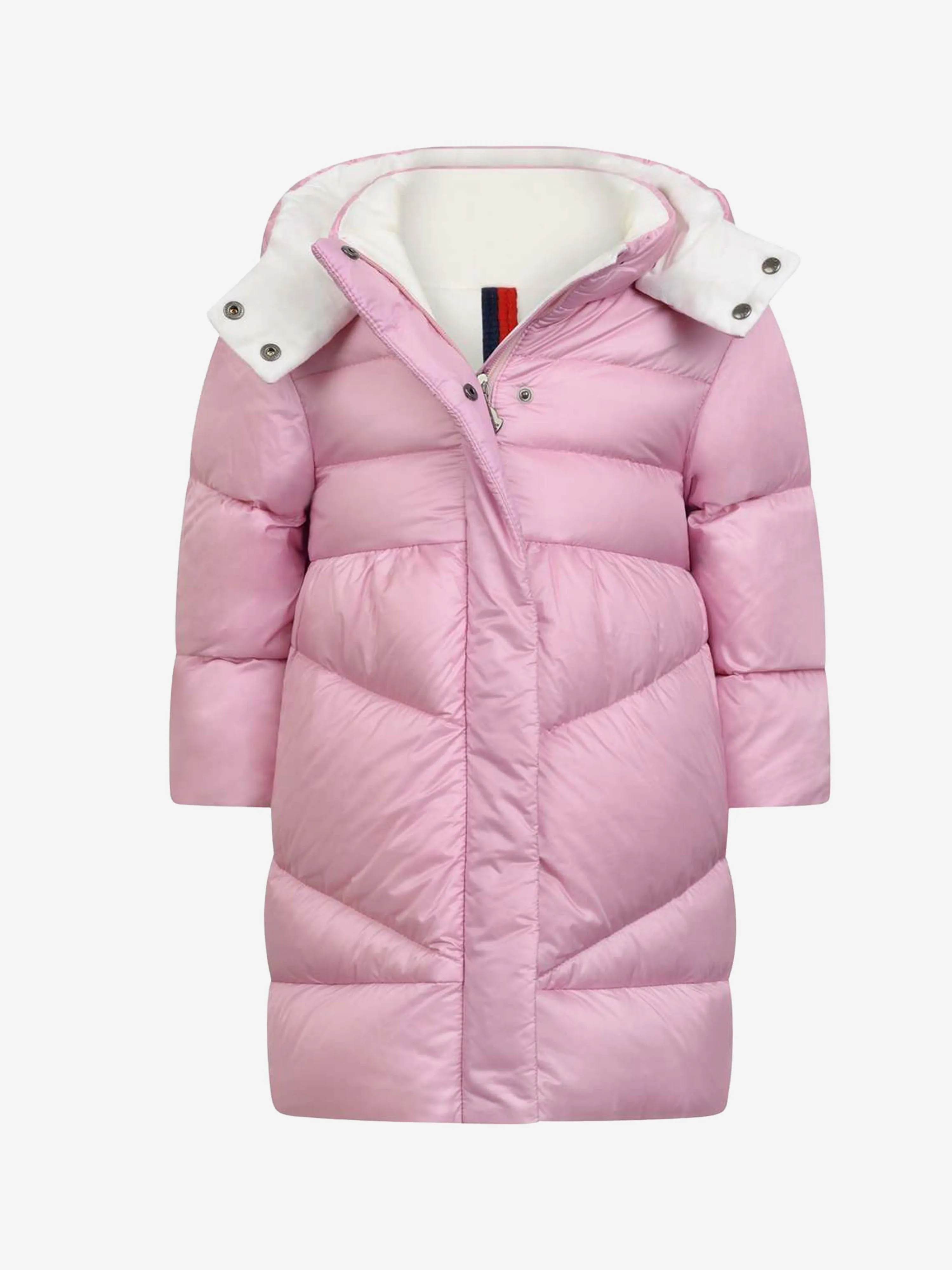 Moncler Enfant Daunengefütterter Vegne-Mantel für Baby-Mädchen