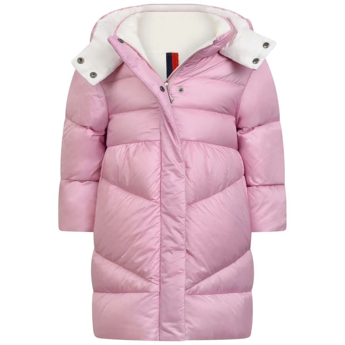 Moncler Enfant Daunengefütterter Vegne-Mantel für Baby-Mädchen