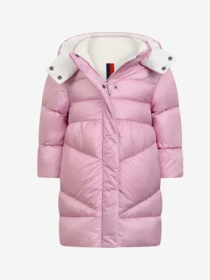 Moncler Enfant Daunengefütterter Vegne-Mantel für Baby-Mädchen