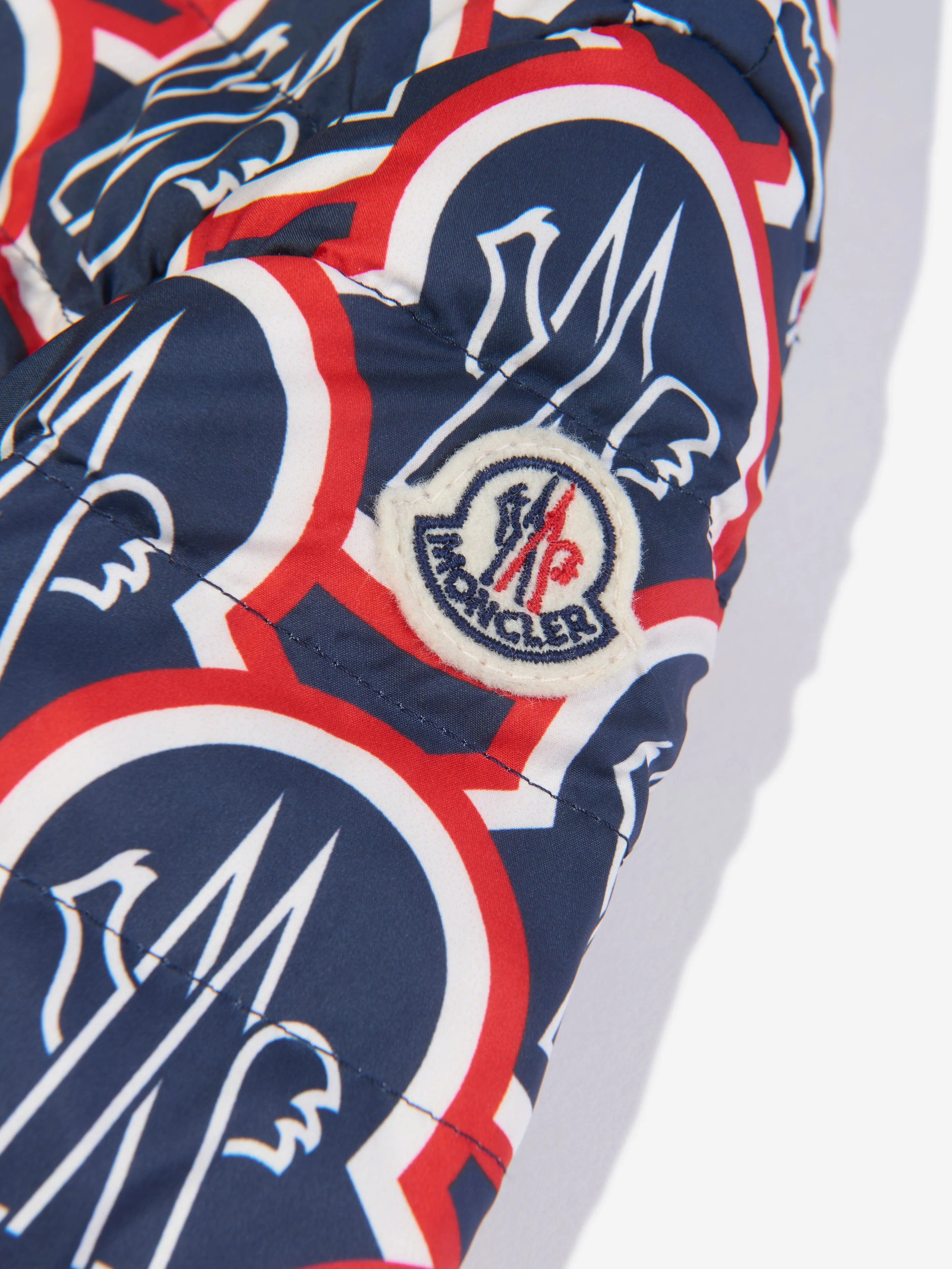 Moncler Enfant Jungen Daunengefütterte Sechseck-Jacke in Mehrfarbig