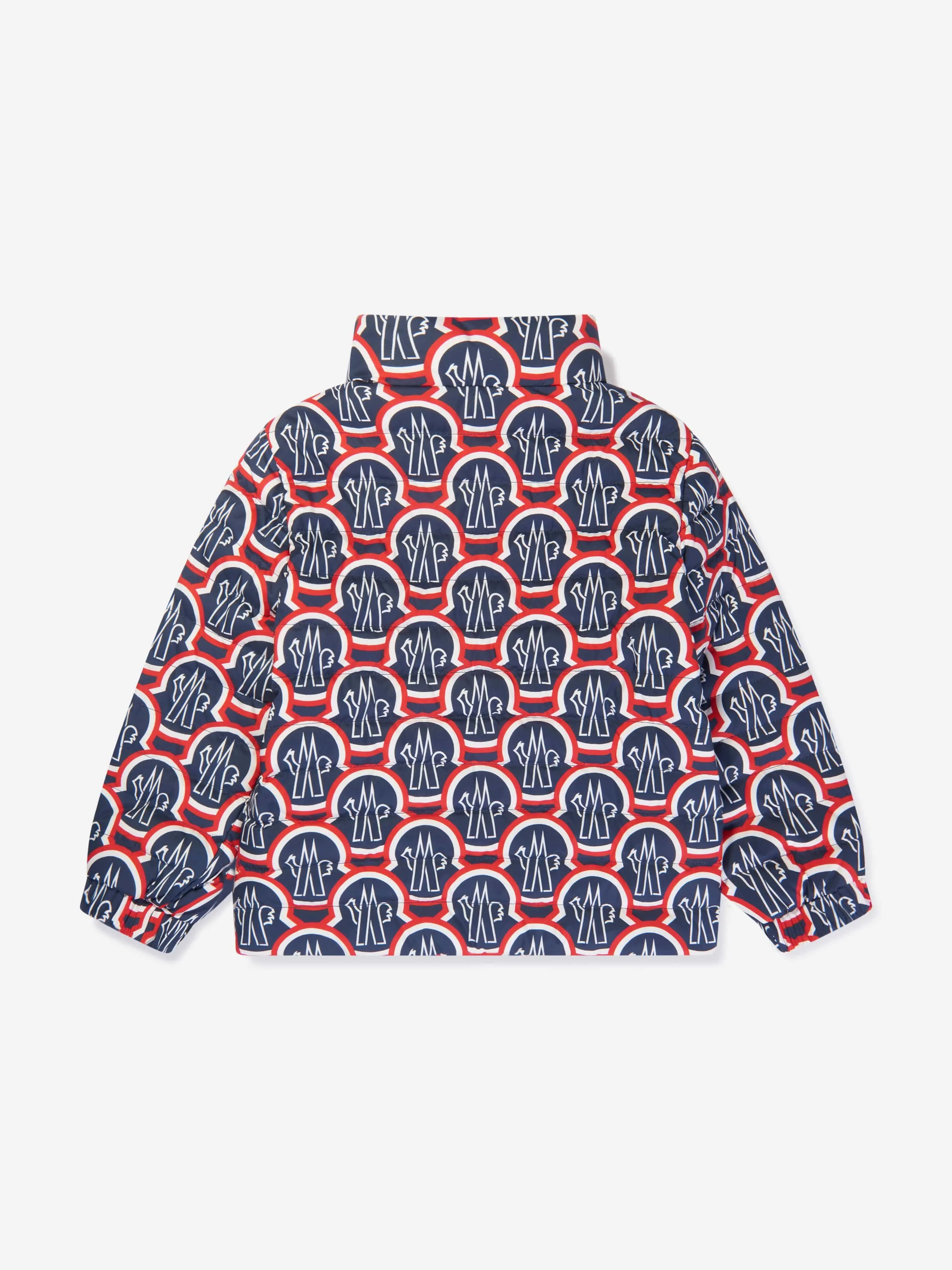 Moncler Enfant Jungen Daunengefütterte Sechseck-Jacke in Mehrfarbig