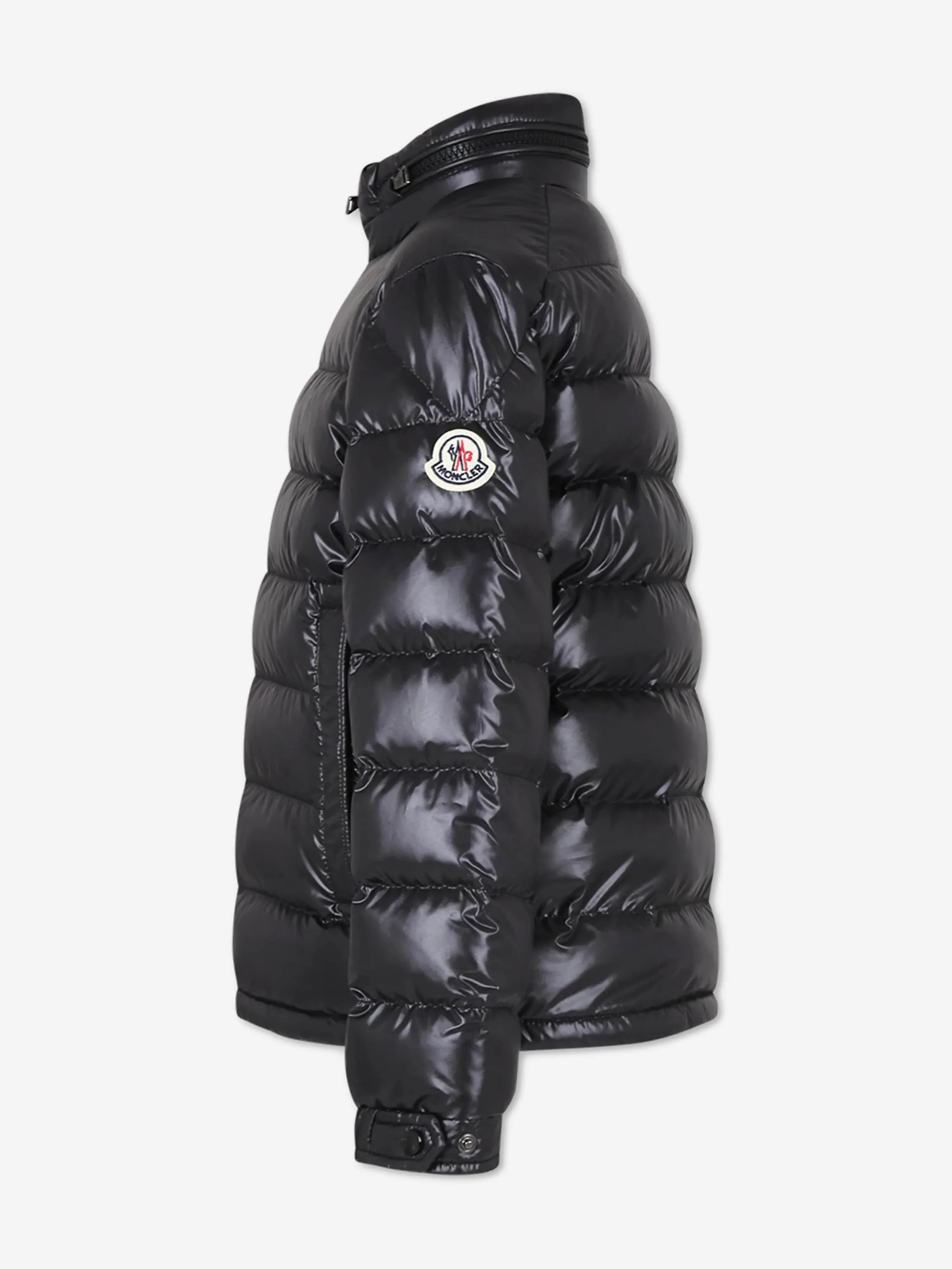 Moncler Enfant Jungen Daunengefütterte Jens Jacke in Schwarz