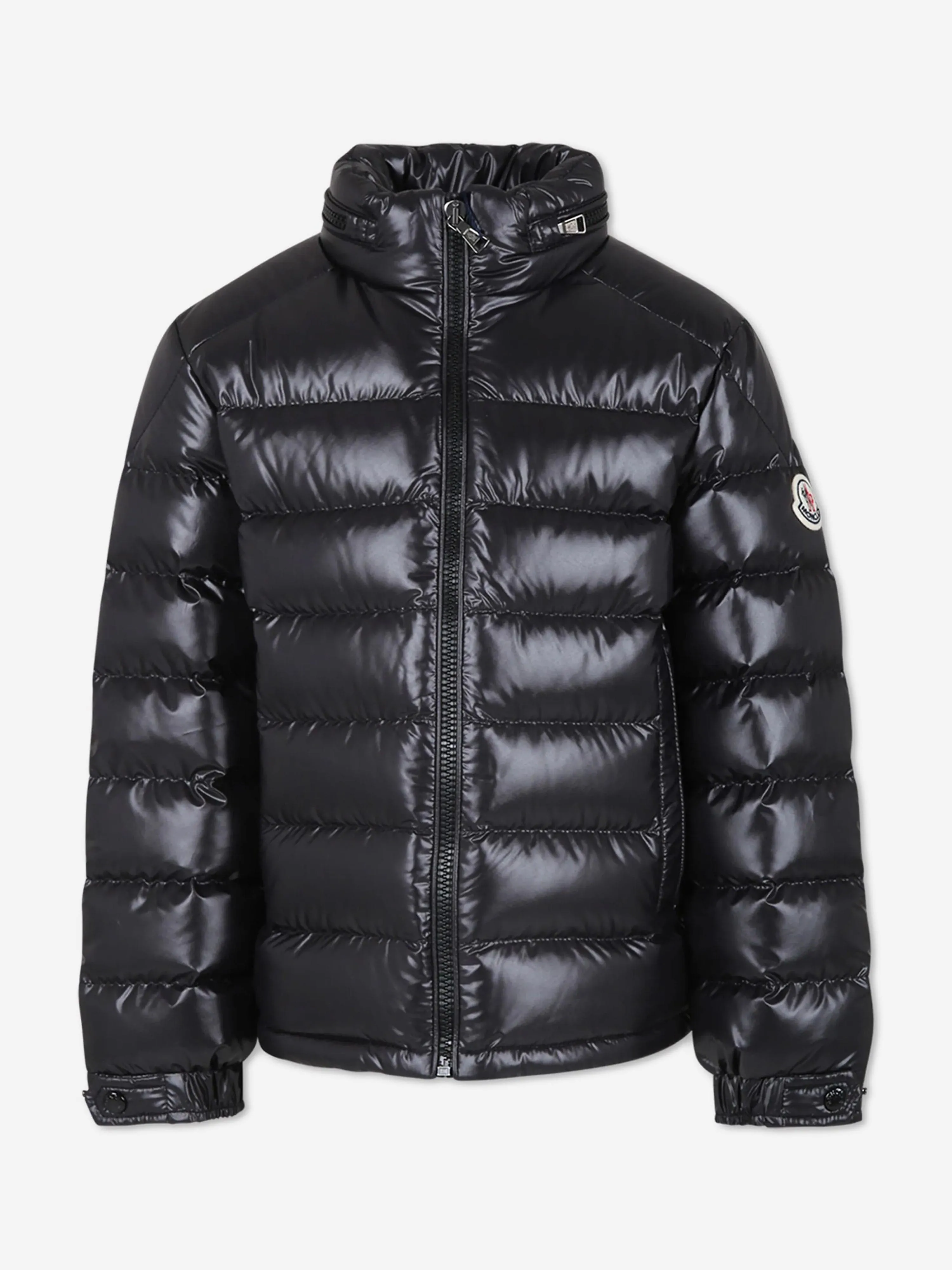 Moncler Enfant Jungen Daunengefütterte Jens Jacke in Schwarz