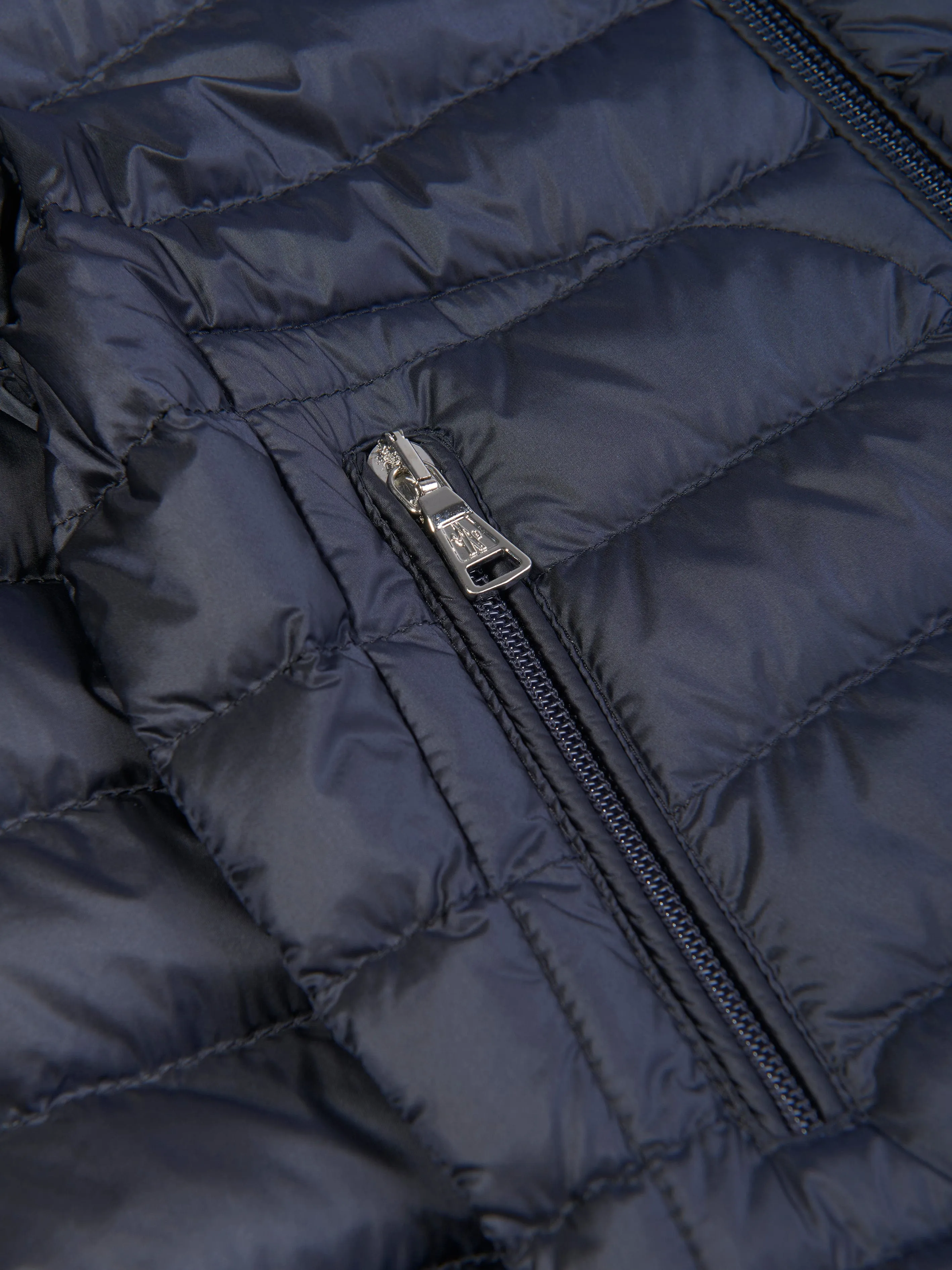 Moncler Enfant Jungen Daunengefütterte Lauros Jacke in Marineblau