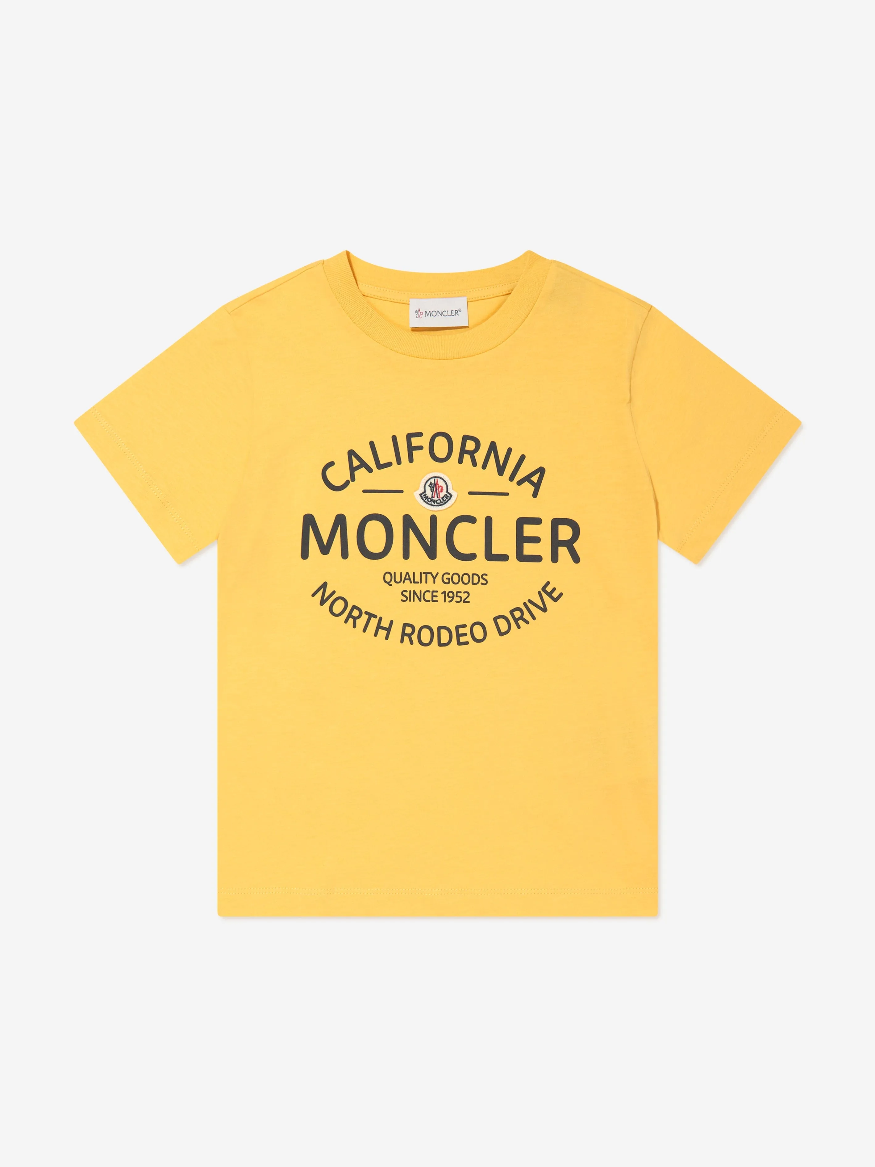 Moncler Enfant Jungen Shorts-Set in Gelb