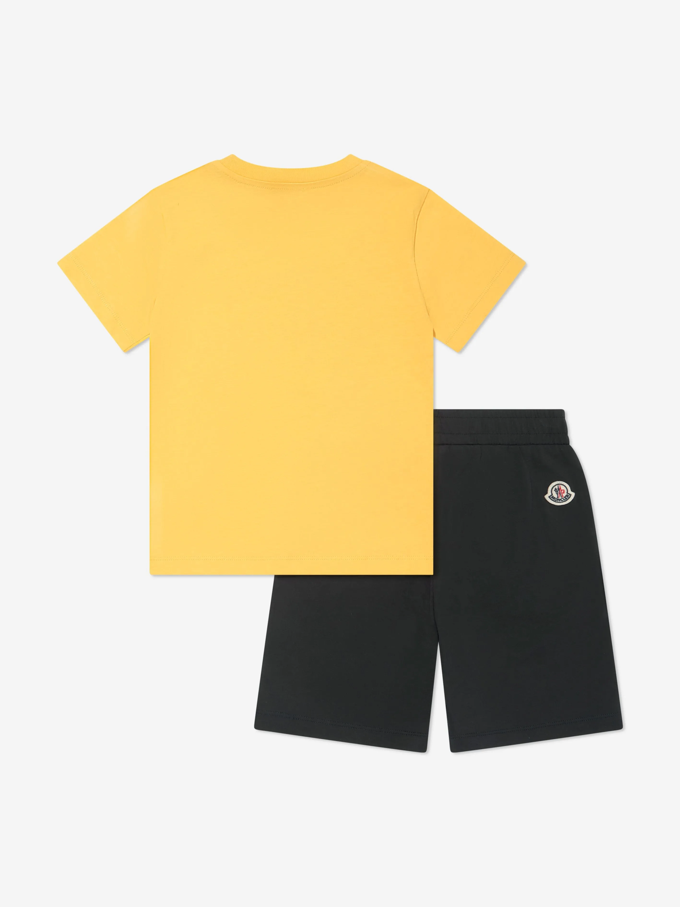 Moncler Enfant Jungen Shorts-Set in Gelb