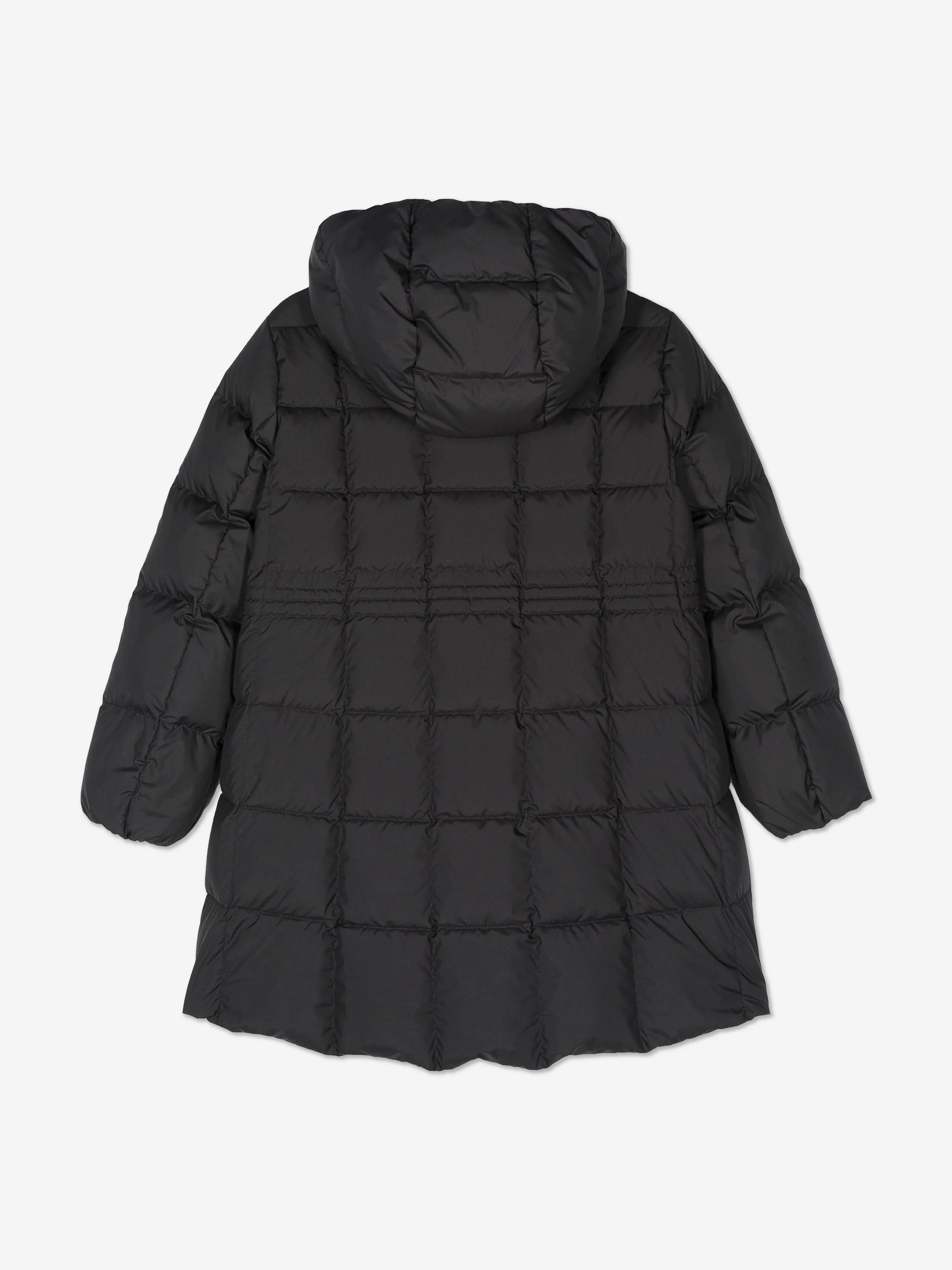 Moncler Enfant Mädchen Daunengefütterte Arina Lange Parka in Schwarz