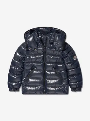Moncler Enfant Mädchen Daunengefütterte Babyjacke in Marine