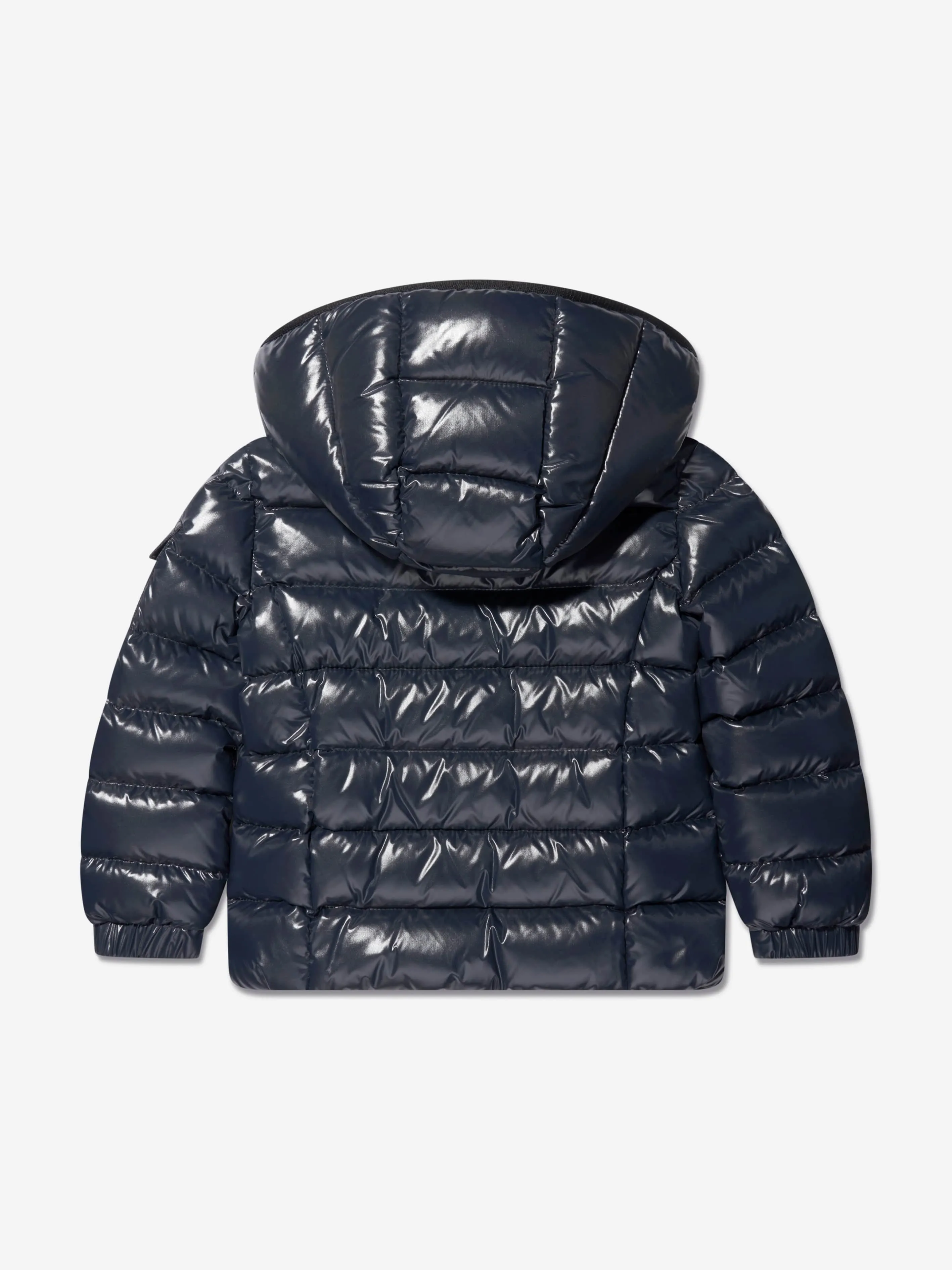Moncler Enfant Mädchen Daunengefütterte Babyjacke in Marine