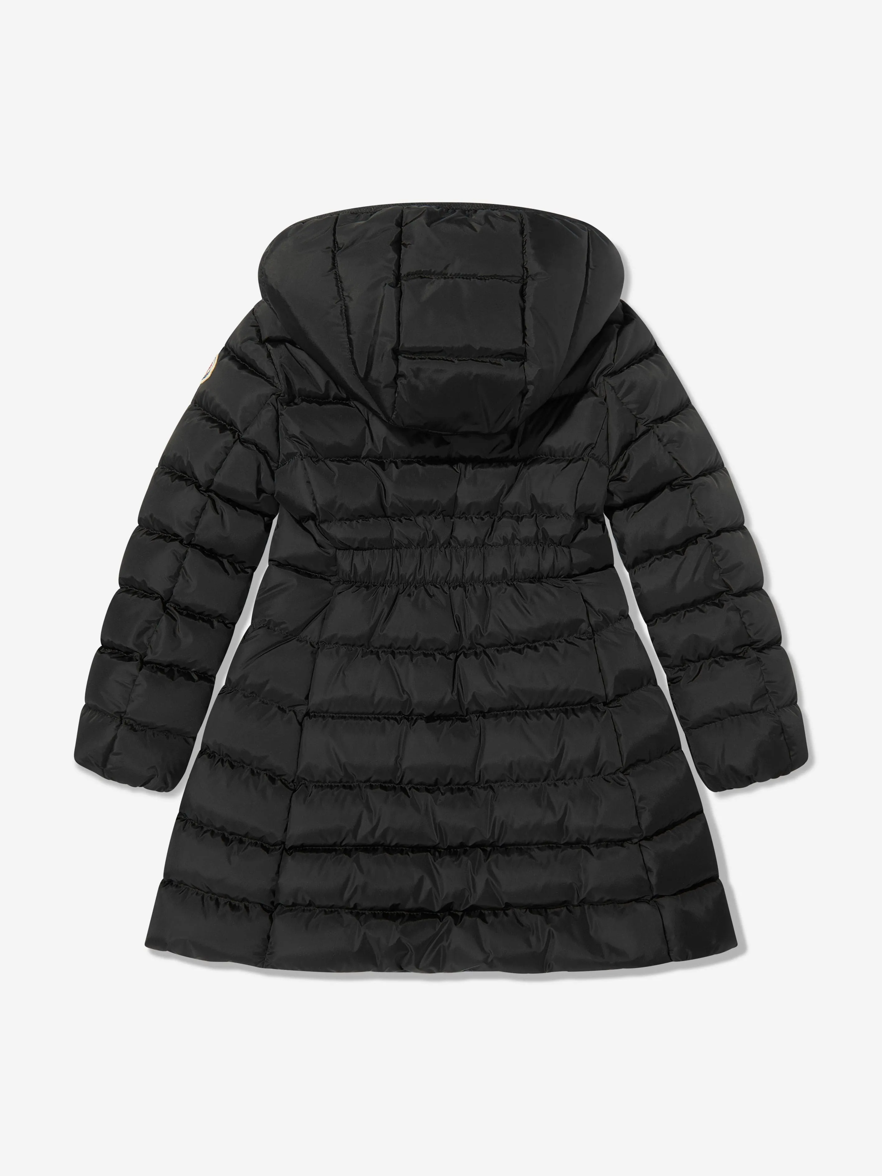 Moncler Enfant Mädchen Daunengefütterter Charpal Langmantel in Schwarz