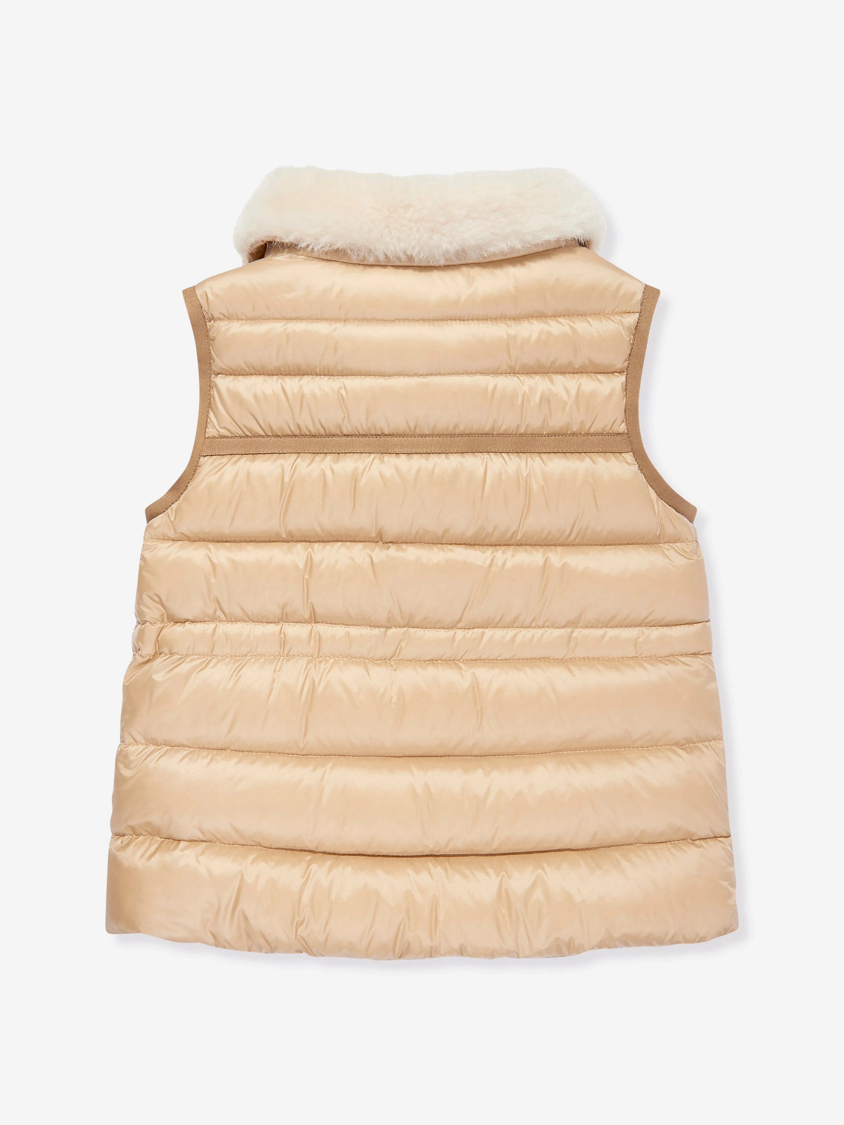 Moncler Enfant Mädchen Daunengefüttertes Elisheba Gilet in Beige