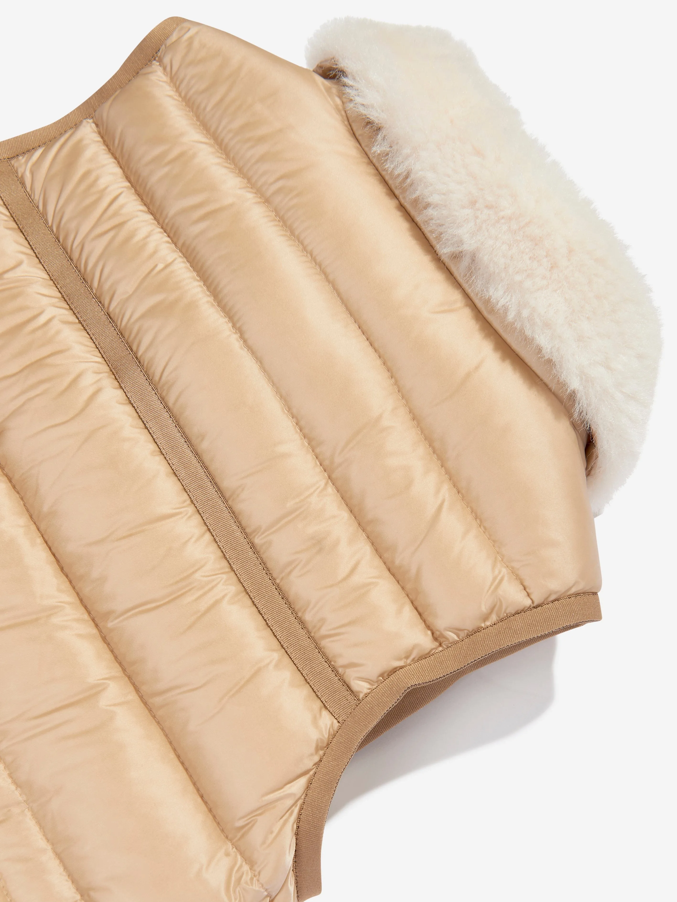 Moncler Enfant Mädchen Daunengefüttertes Elisheba Gilet in Beige