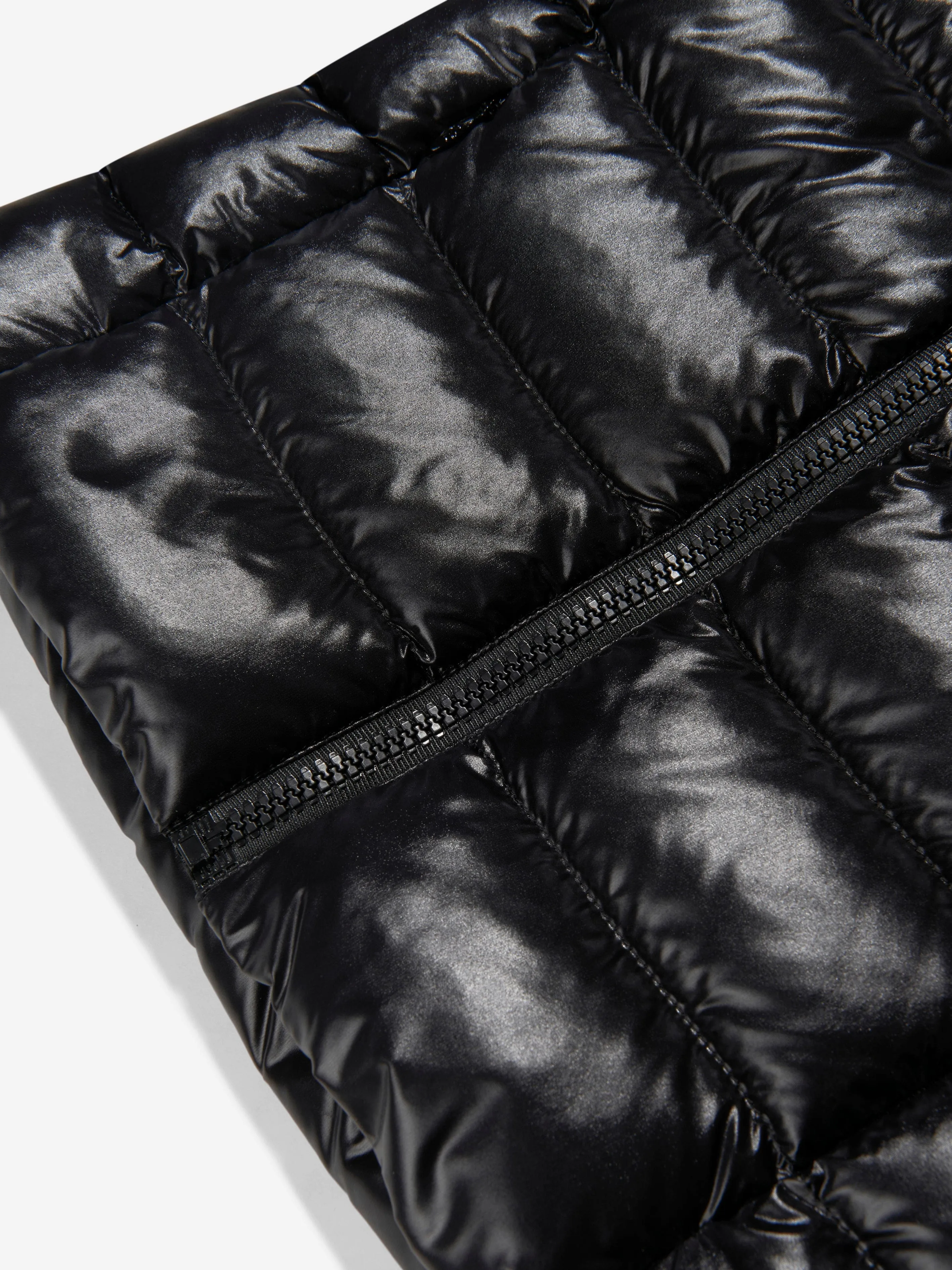 Moncler Enfant Mädchen Daunengefütterte Ghany Weste in Schwarz