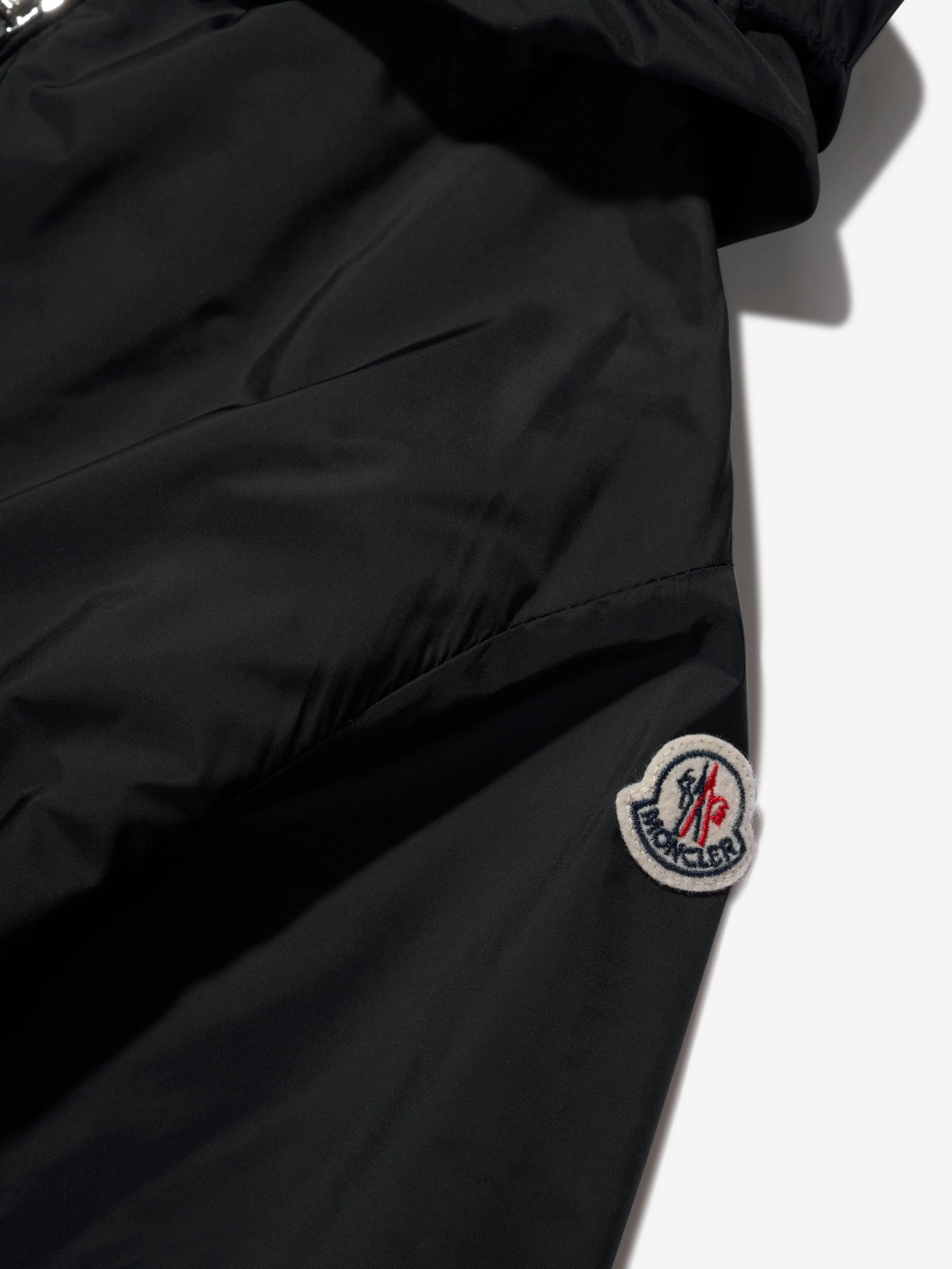 Moncler Enfant Mädchen Wete Kurze Parka in Schwarz