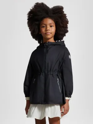 Moncler Enfant Mädchen Wete Kurze Parka in Schwarz