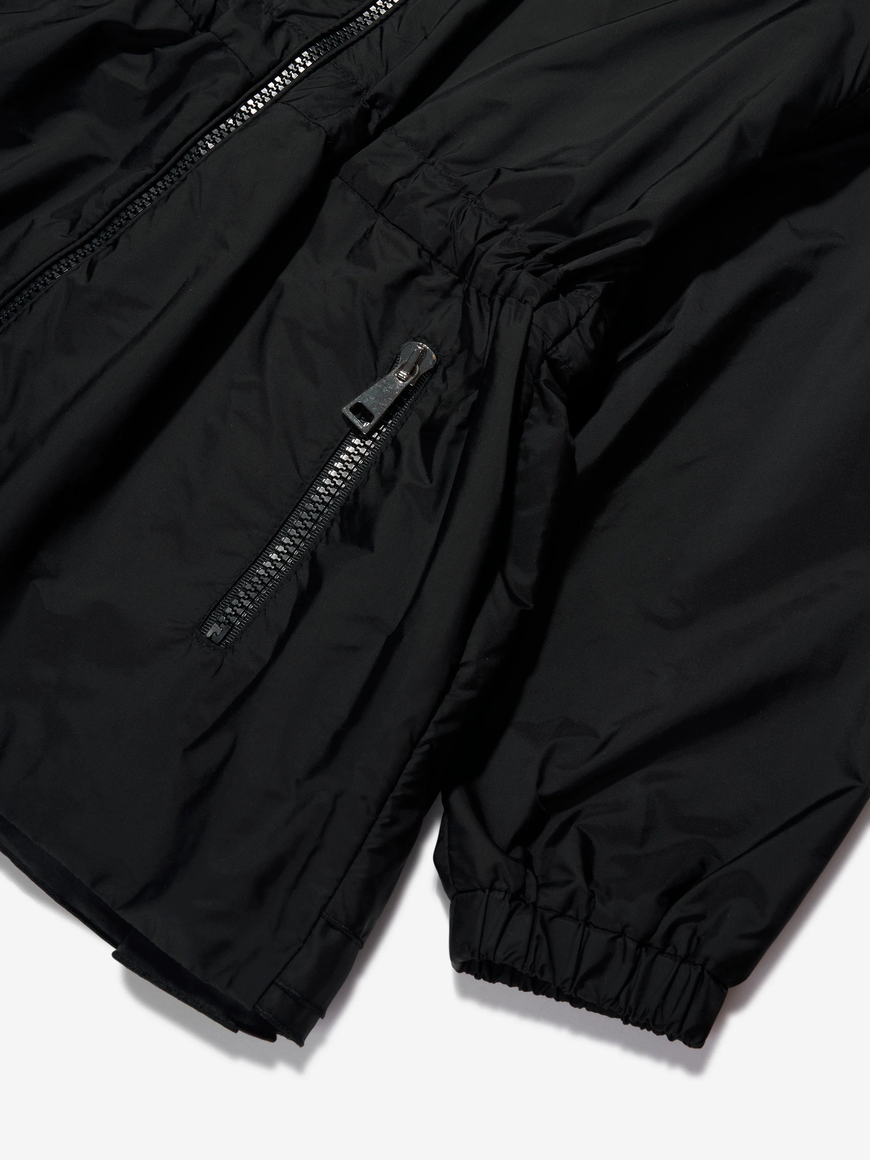 Moncler Enfant Mädchen Wete Kurze Parka in Schwarz