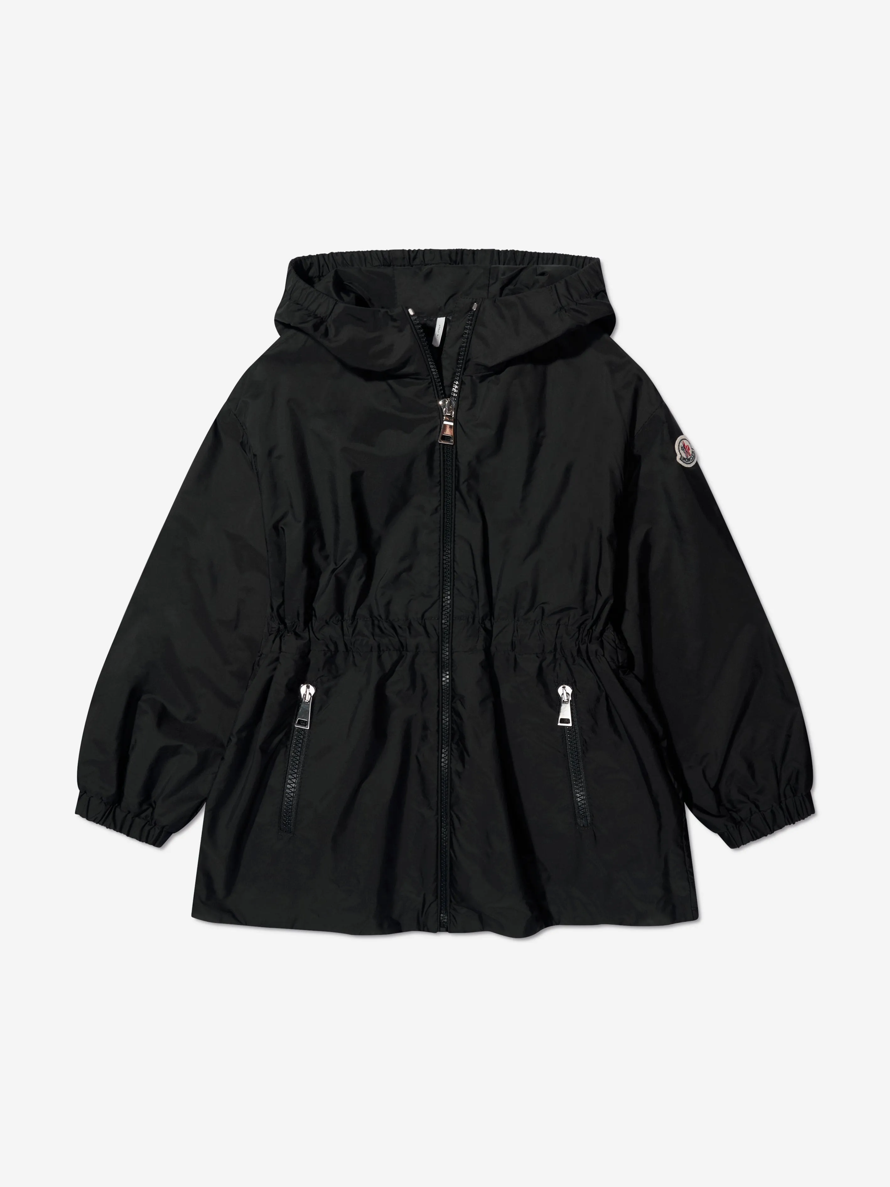 Moncler Enfant Mädchen Wete Kurze Parka in Schwarz