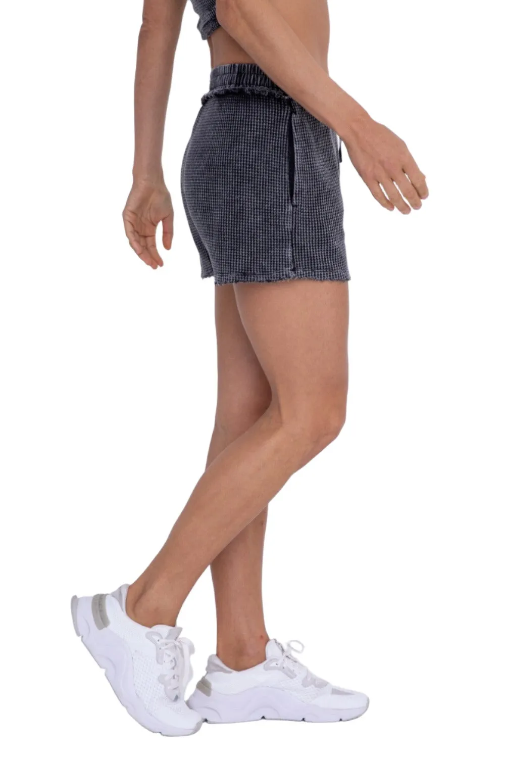 Mono B Vintage Mineralgewaschene Shorts KP11893
