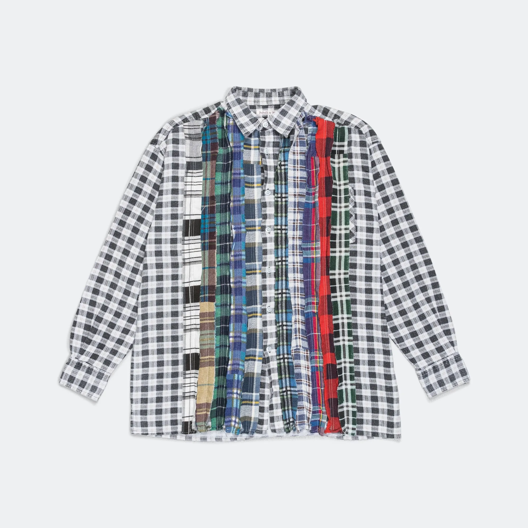 Needles Clothing Rebuild Flanell-Band-Shirt SS25 - Mittel #5