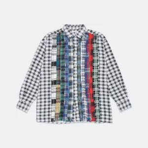 Needles Clothing Rebuild Flanell-Band-Shirt SS25 - Mittel #5