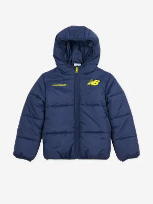 New Balance Baby Boys Bond Steppjacke mit Aufdruck in Marineblau