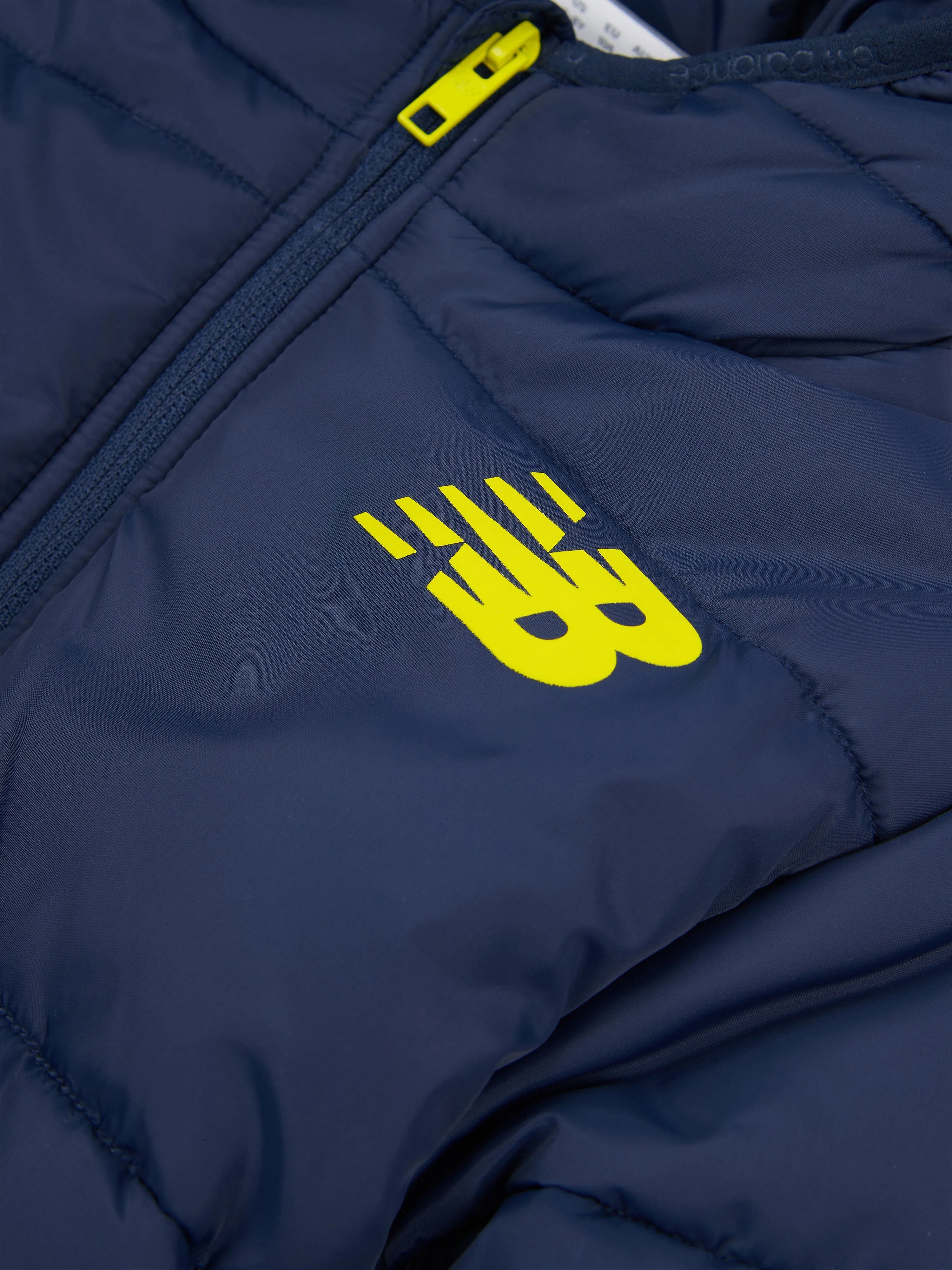New Balance Baby Boys Bond Steppjacke mit Aufdruck in Marineblau