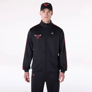 New Era Sportjacken & Mäntel Chicago Bulls NBA Schwarze Trackjacke