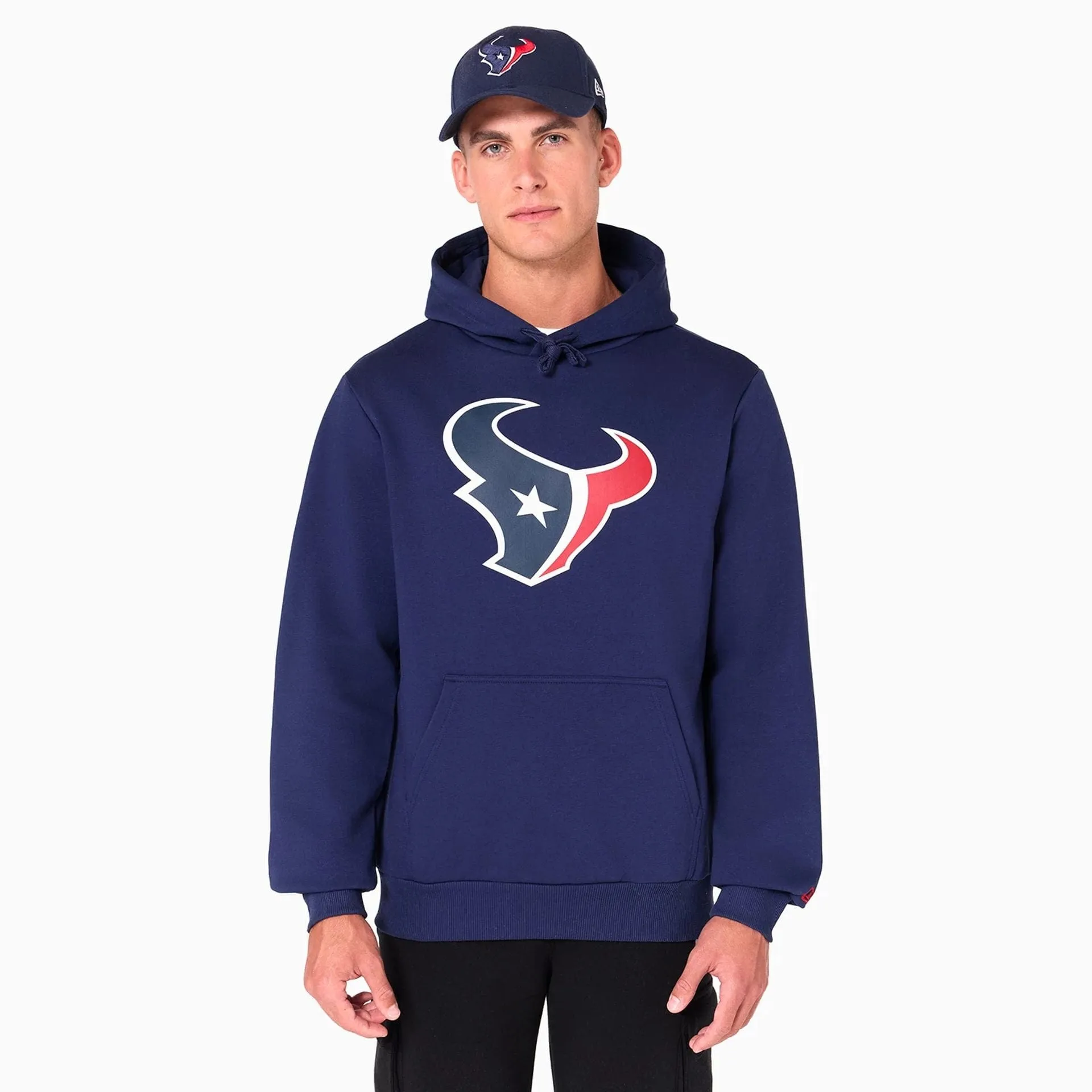 New Era Sweatshirts und Hoodies Houston Texans NFL Navy Pullover Hoodie
