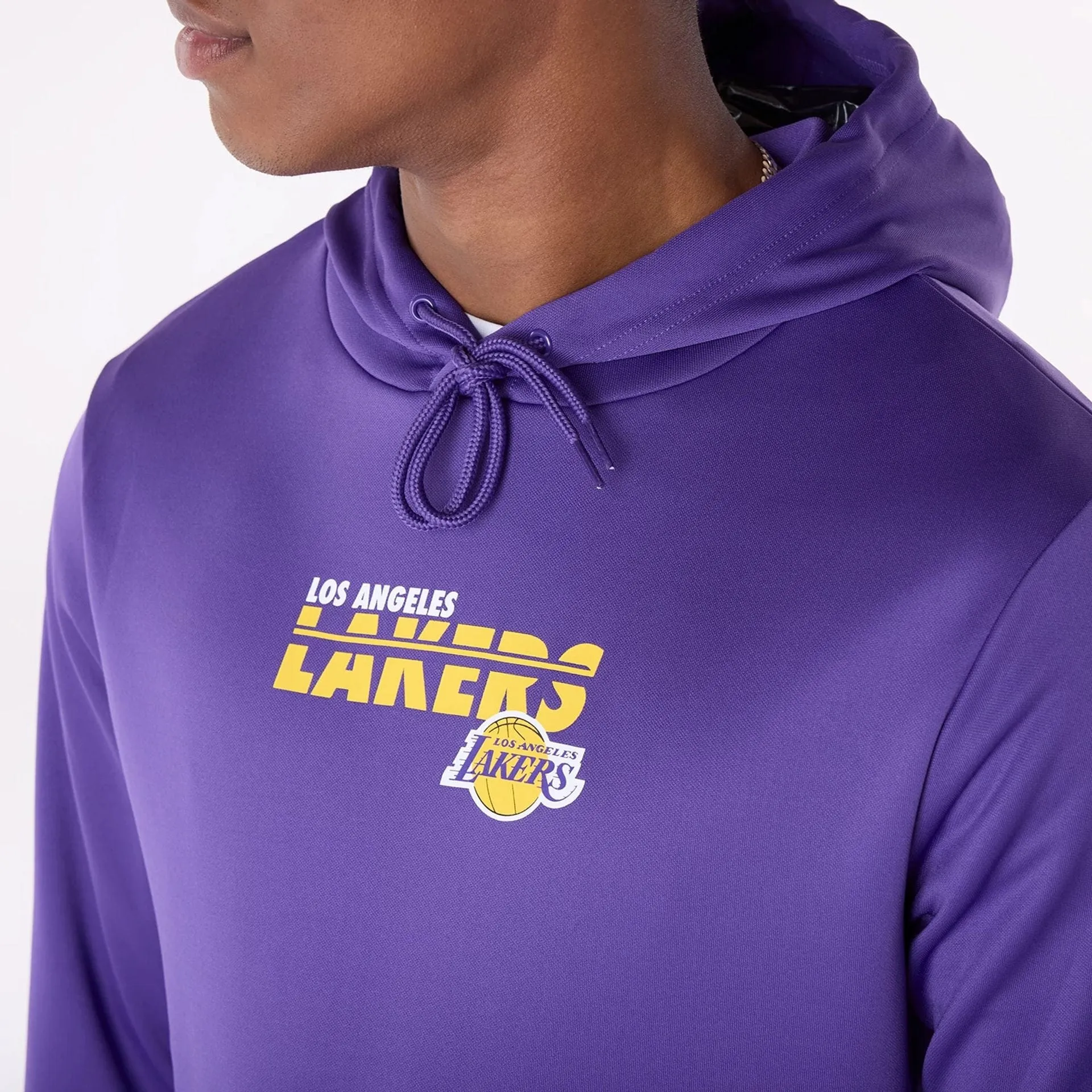 New Era Sweatshirts und Hoodies LA Lakers NBA Essentials Lila Pullover Hoodie