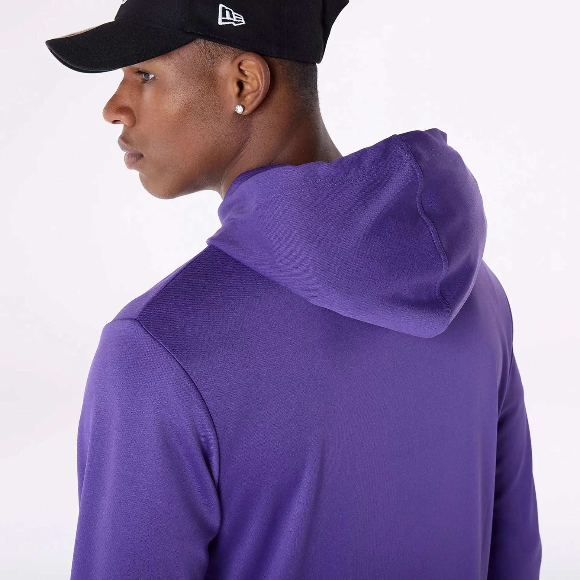 New Era Sweatshirts und Hoodies LA Lakers NBA Essentials Lila Pullover Hoodie