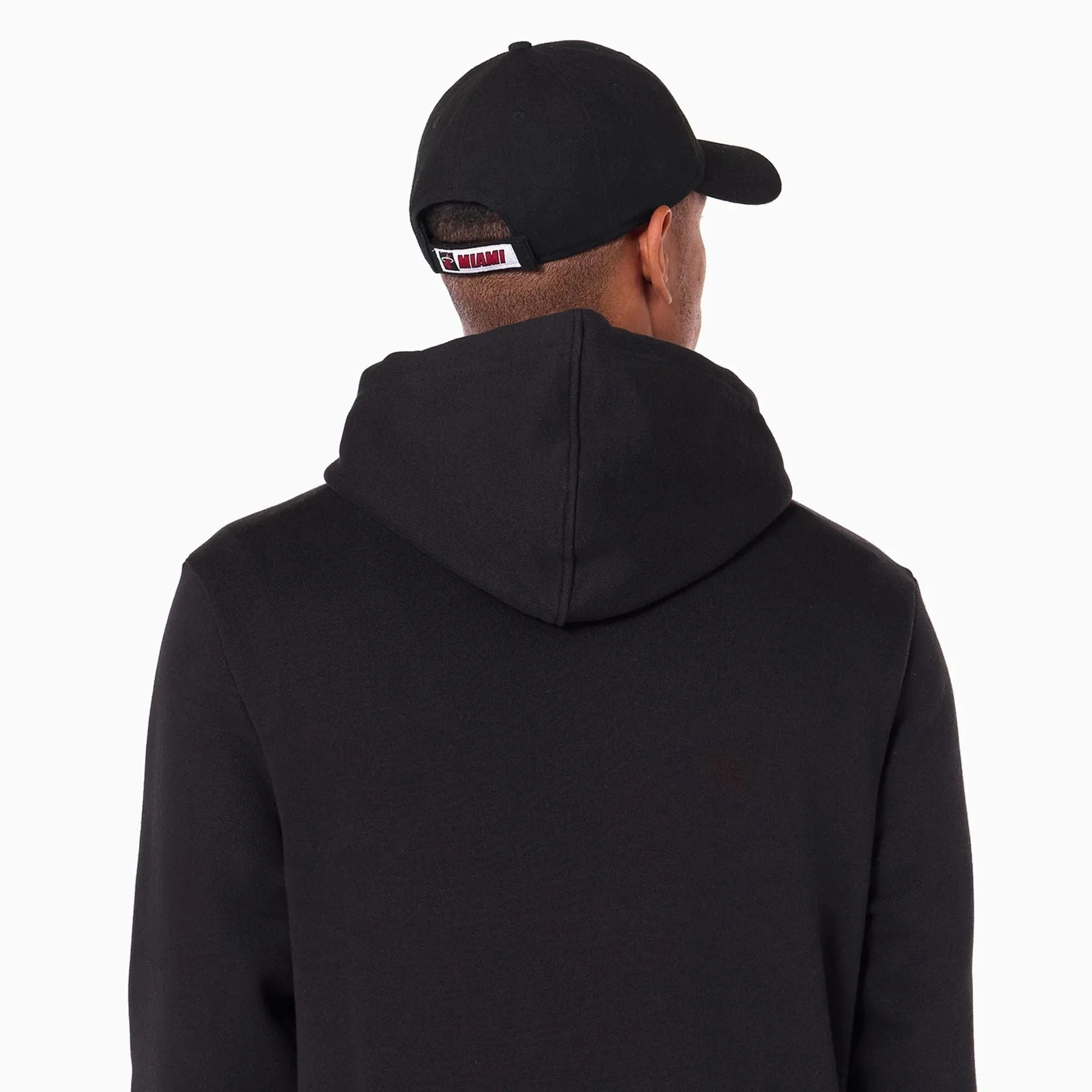 New Era Sweatshirts und Hoodies Miami Heat NBA schwarzer Pullover Hoodie