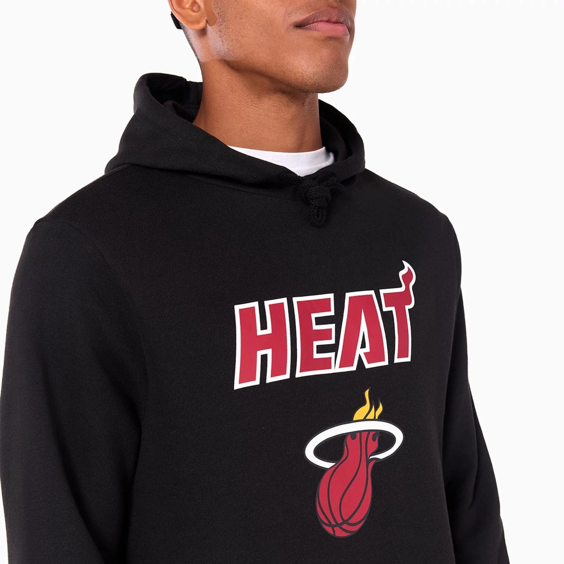New Era Sweatshirts und Hoodies Miami Heat NBA schwarzer Pullover Hoodie