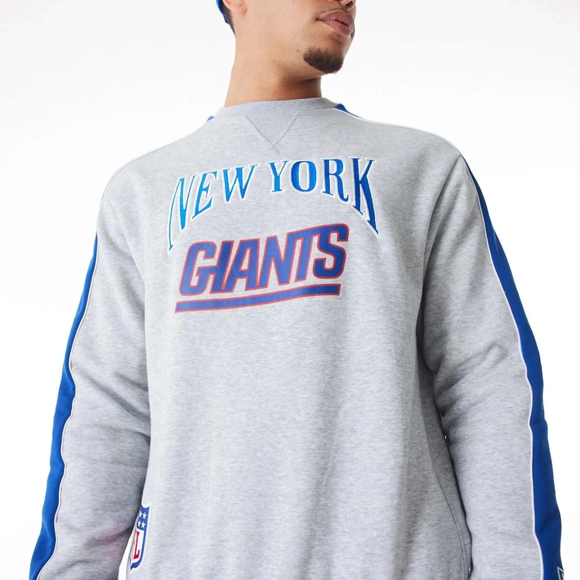 New Era Sweatshirts und Hoodies New York Giants NFL Grau Grafik Crewneck Pullover
