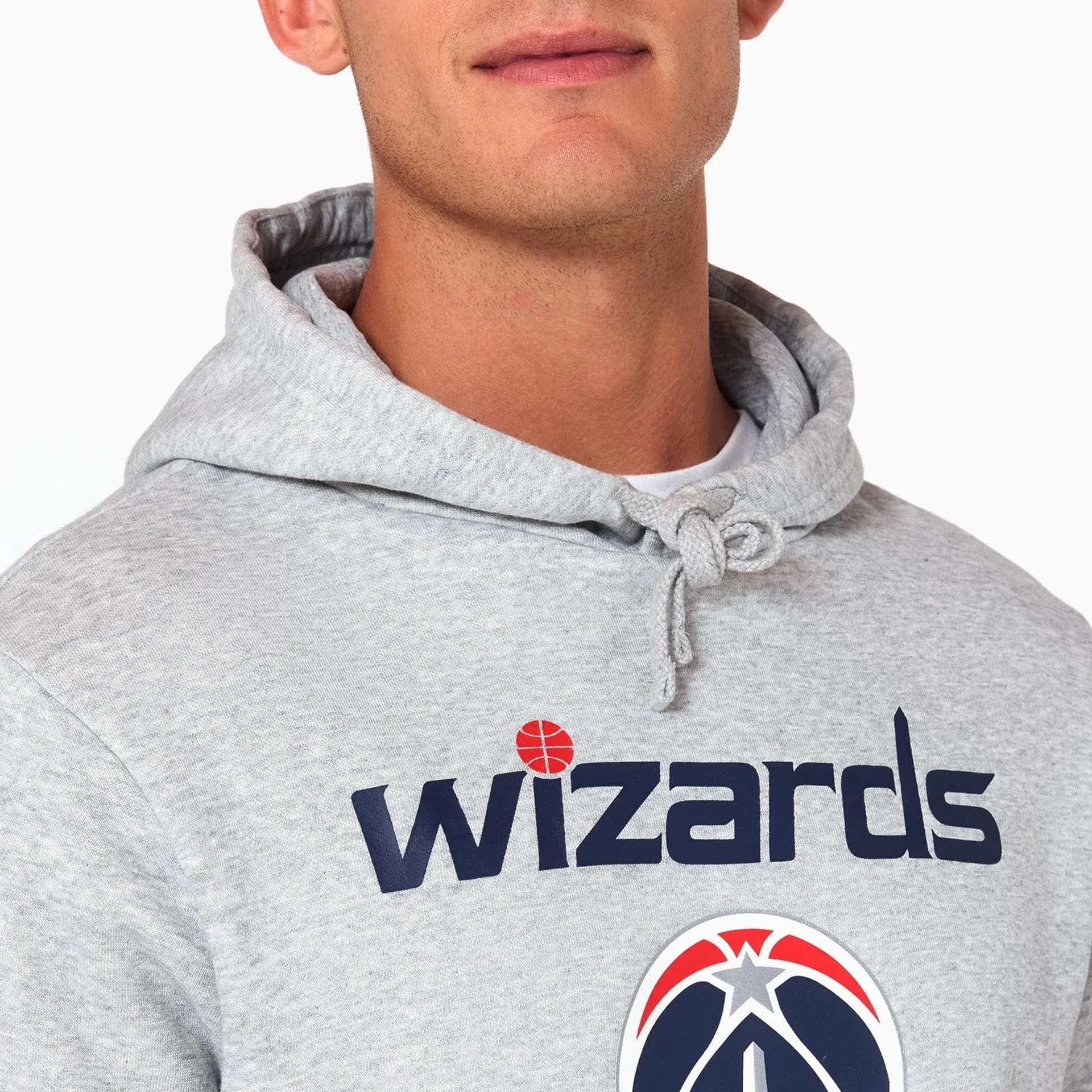 New Era Sweatshirts und Hoodies Washington Wizards NBA Grauer Pullover Hoodie