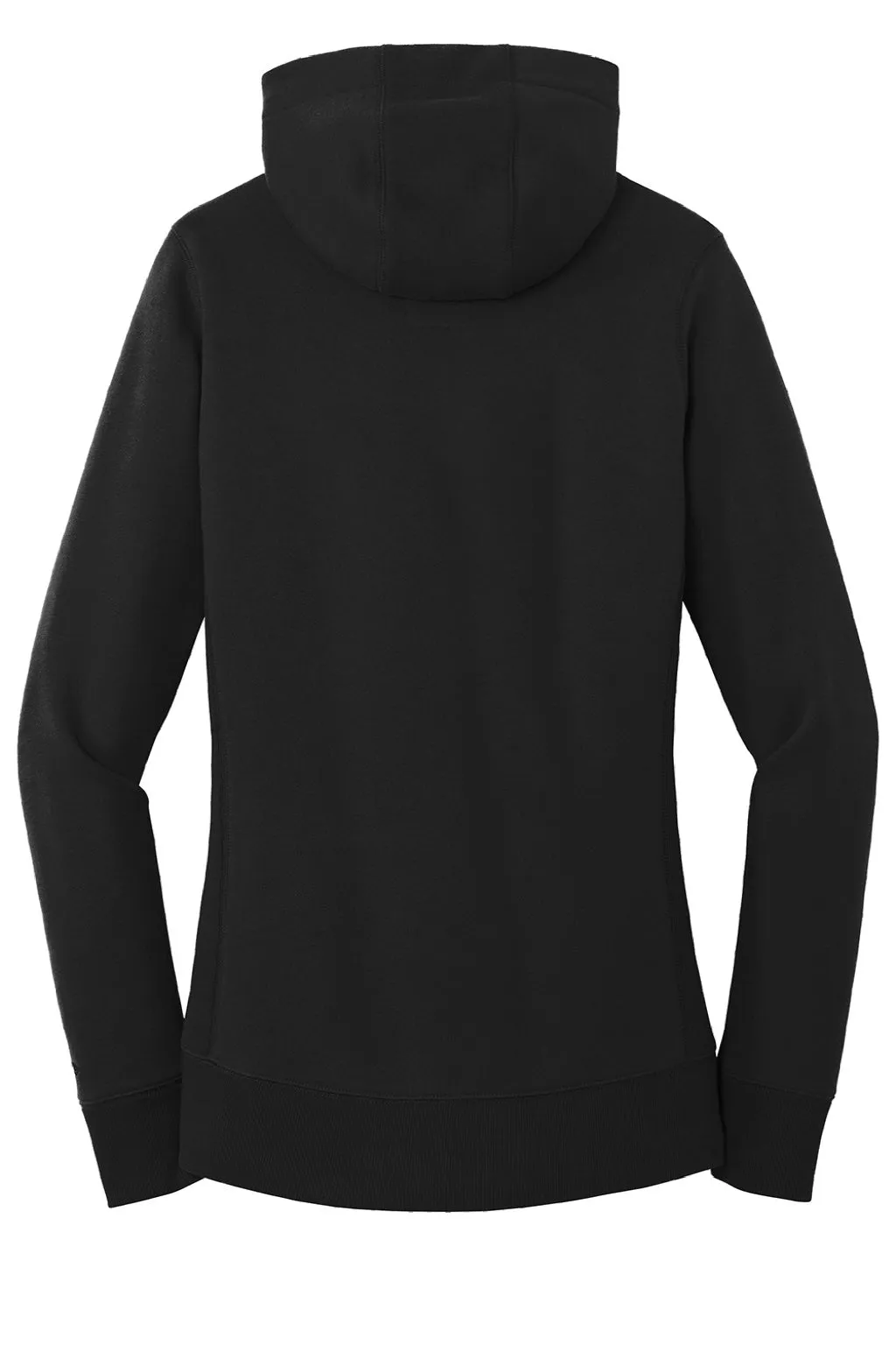 New Era Damen French Terry Kapuzenpullover mit Kangaroo-Tasche - Schwarz