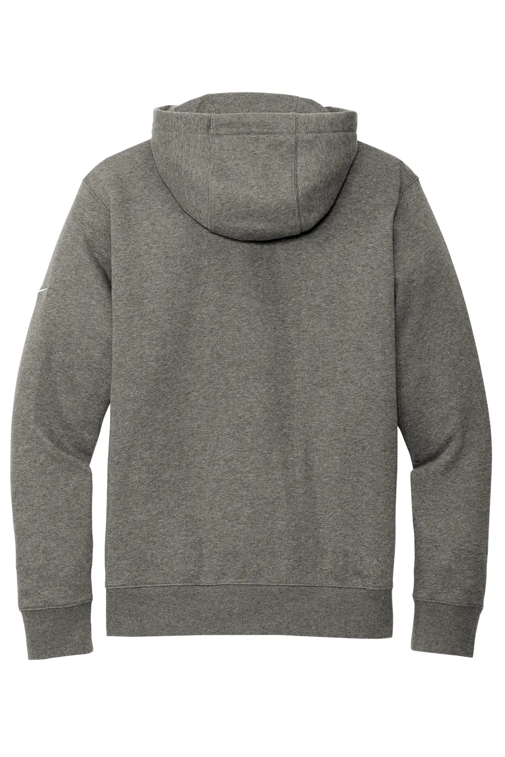 Nike Herren Club Fleece Full-Zip Kapuzenpullover mit Taschen - Heather Charcoal Grau