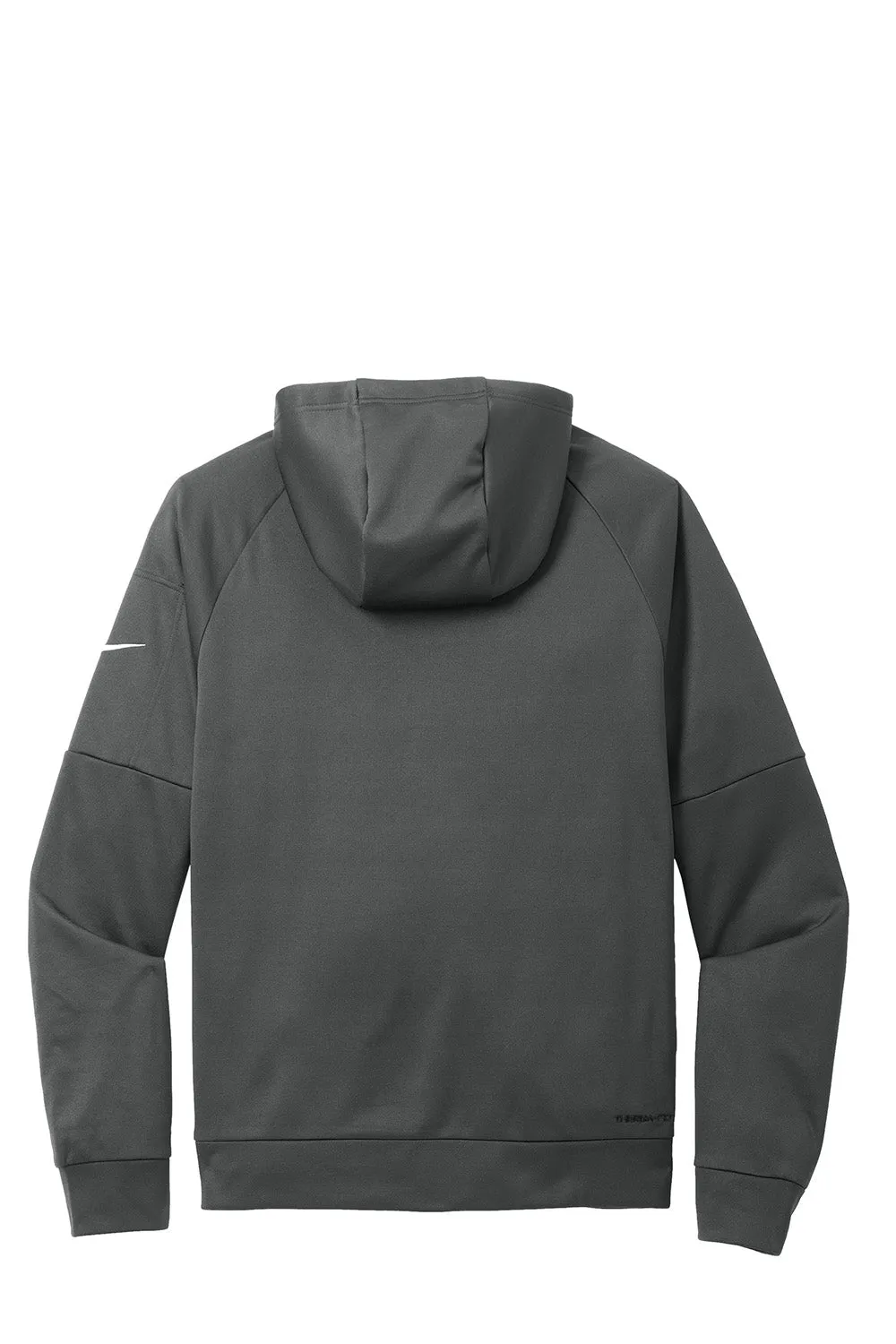 Nike Herren Therma-Fit Fleece Kapuzenpullover mit Kangaroo-Tasche - Anthrazitgrau