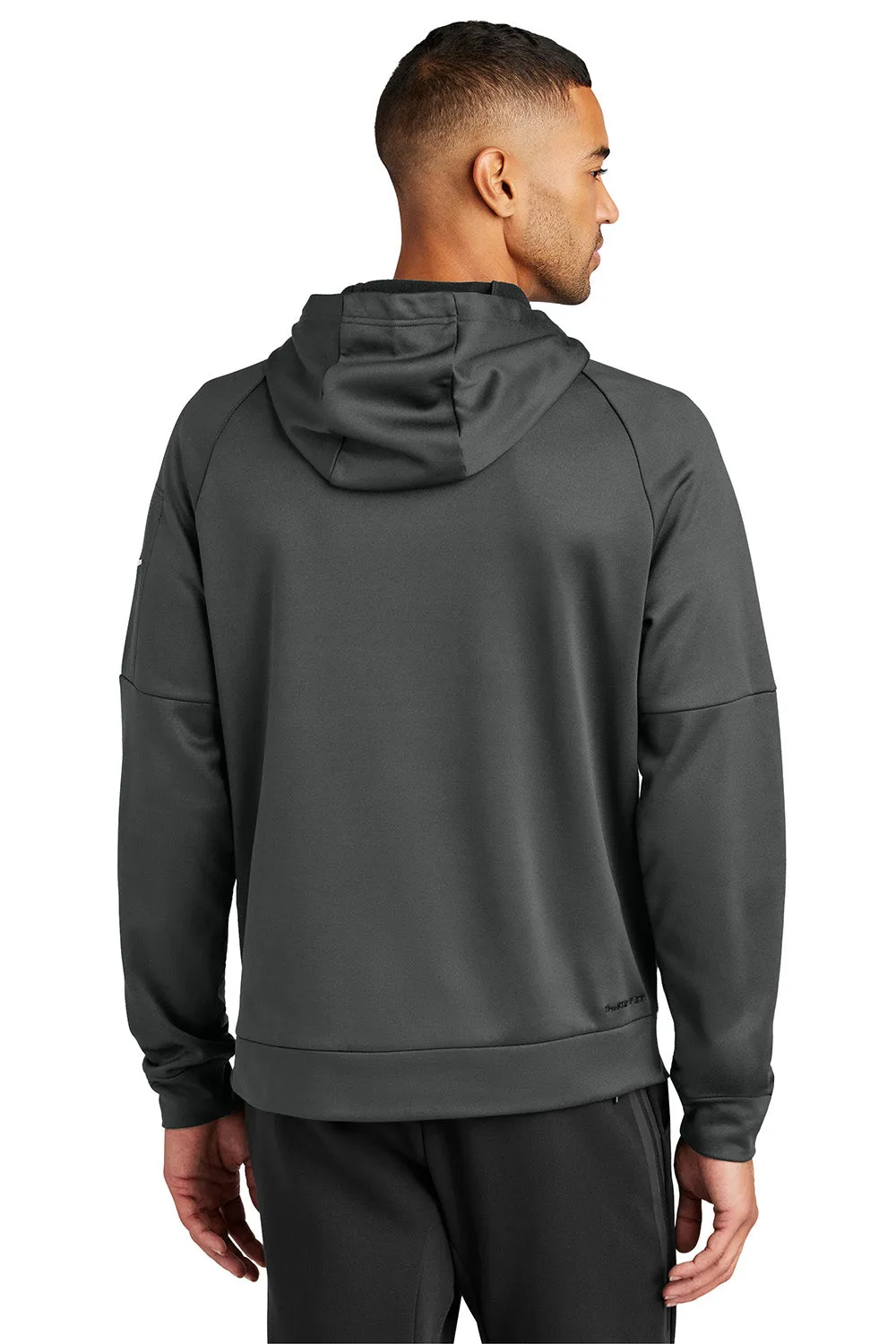 Nike Herren Therma-Fit Fleece Kapuzenpullover mit Kangaroo-Tasche - Anthrazitgrau
