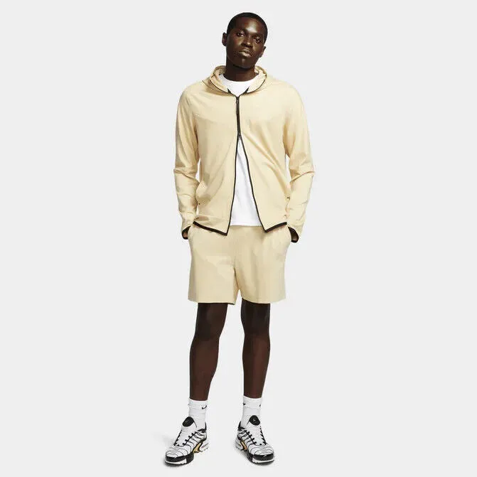 Nike Sportswear Tech DX0828-783 Herren Shorts Größte Gold Zugschnur Bund APP1337
