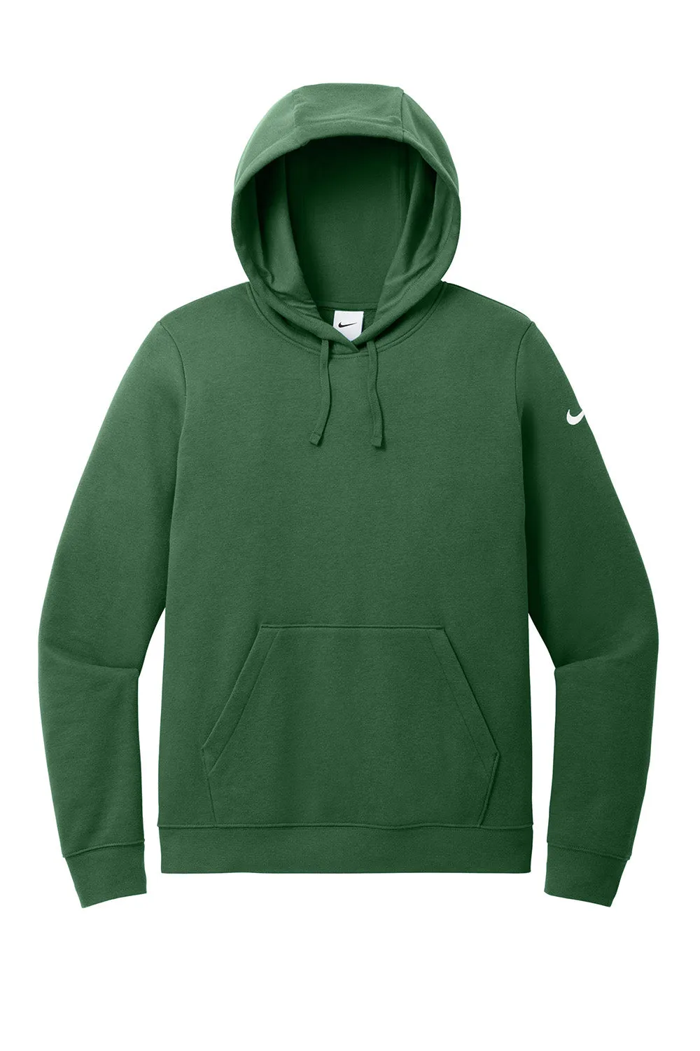 Nike Damen Club Fleece Kapuzenpullover mit Kangaro-Tasche - Wunderschönes Grün