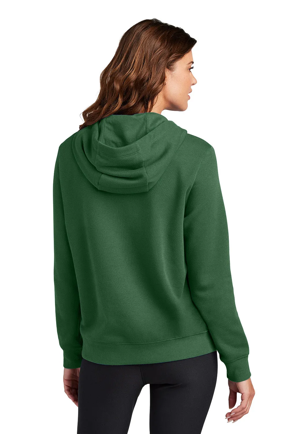 Nike Damen Club Fleece Kapuzenpullover mit Kangaro-Tasche - Wunderschönes Grün