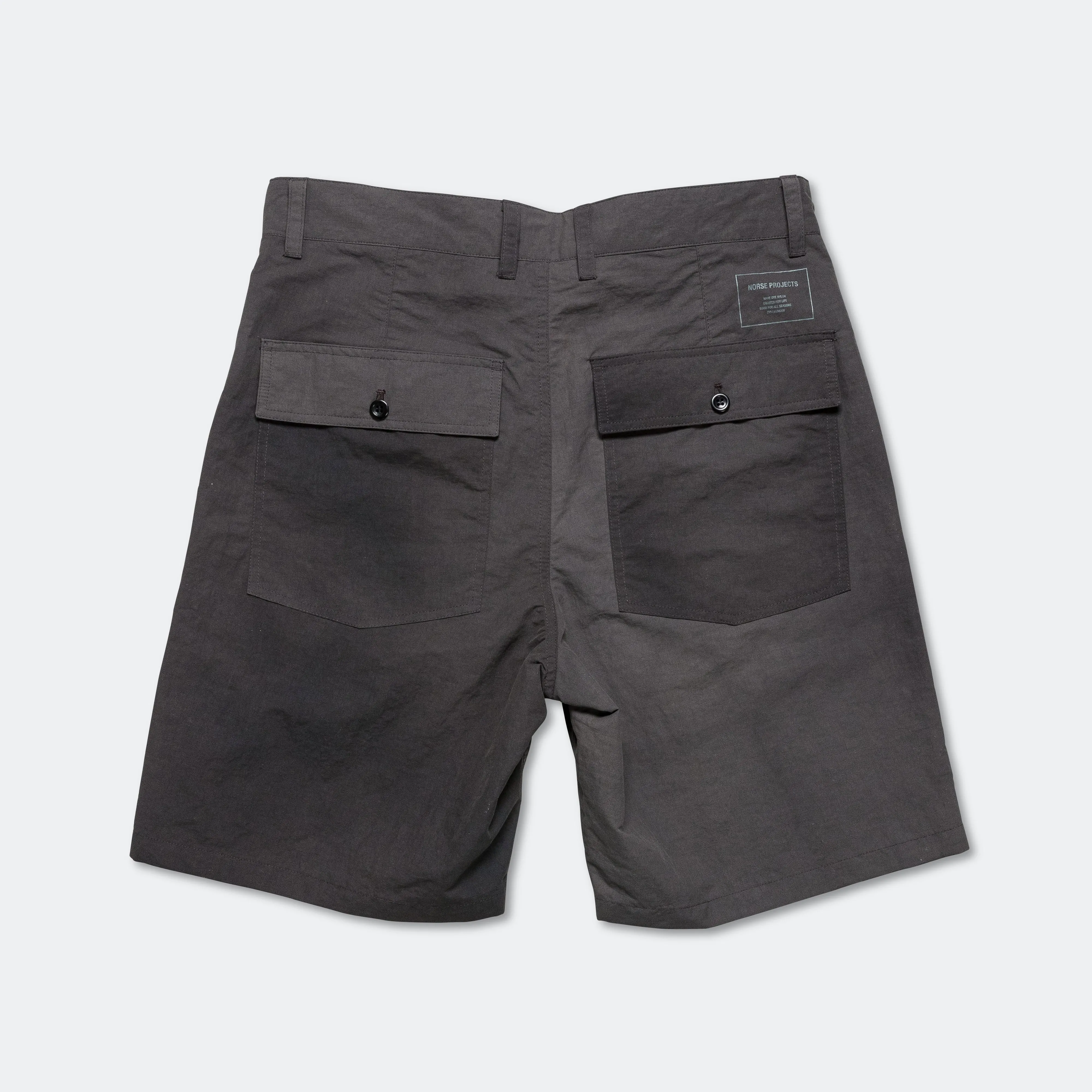 Norse Projects Kleidung Lukas Relaxed Wave Dye Shorts - Schwarz