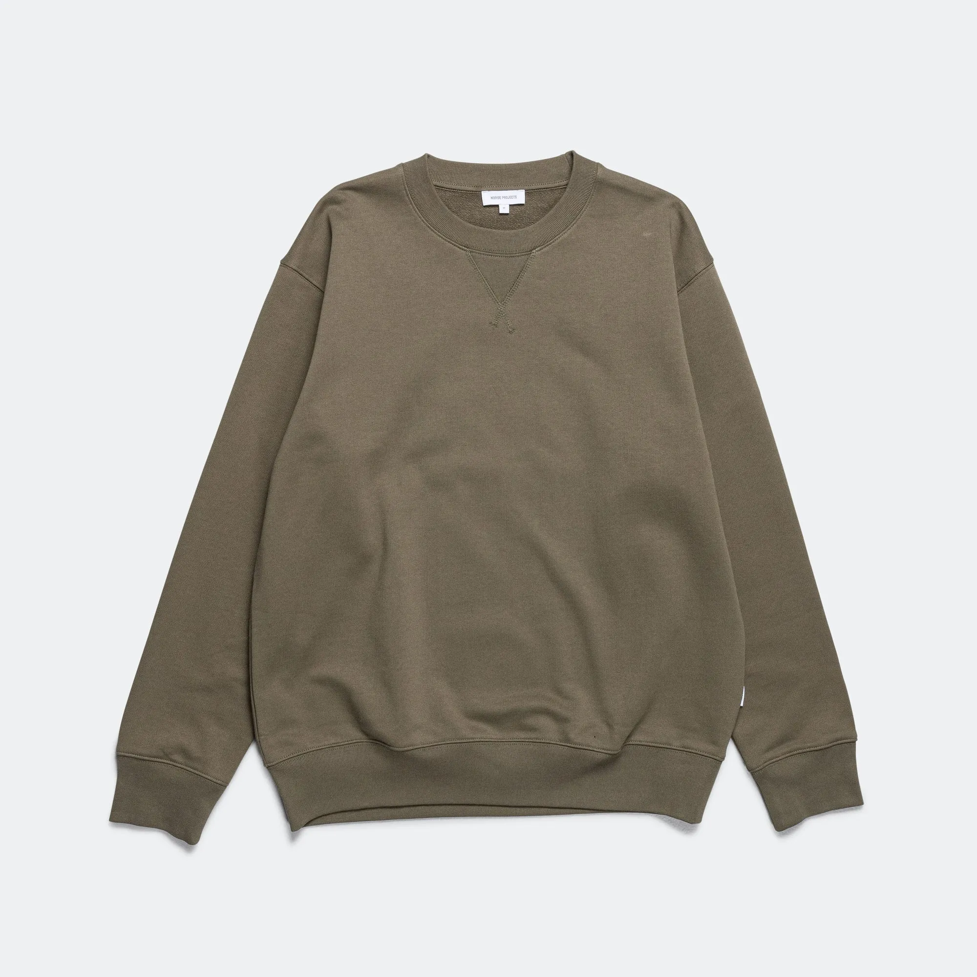 Norse Projects Standard Sweatshirt - Sedimentgrün