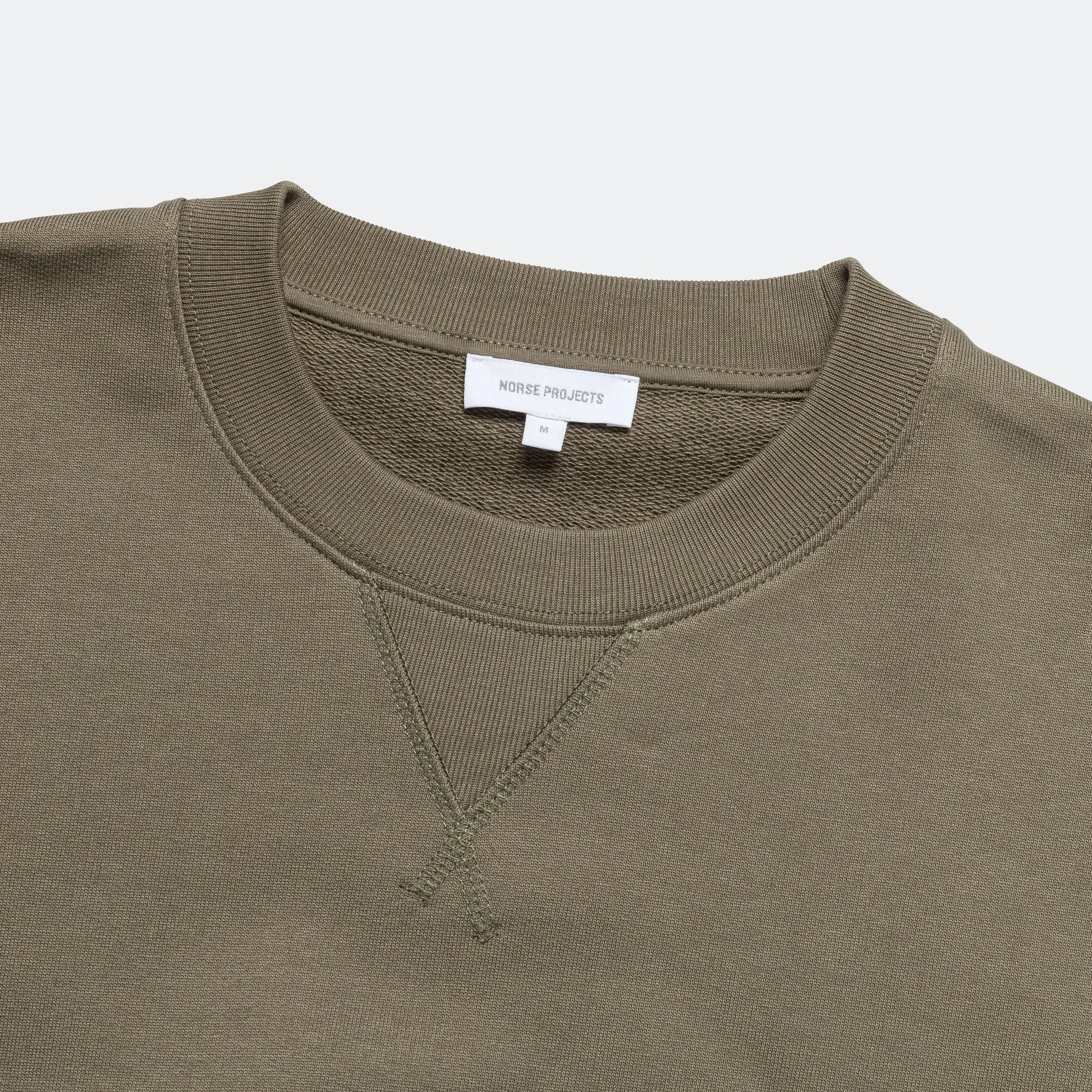 Norse Projects Standard Sweatshirt - Sedimentgrün