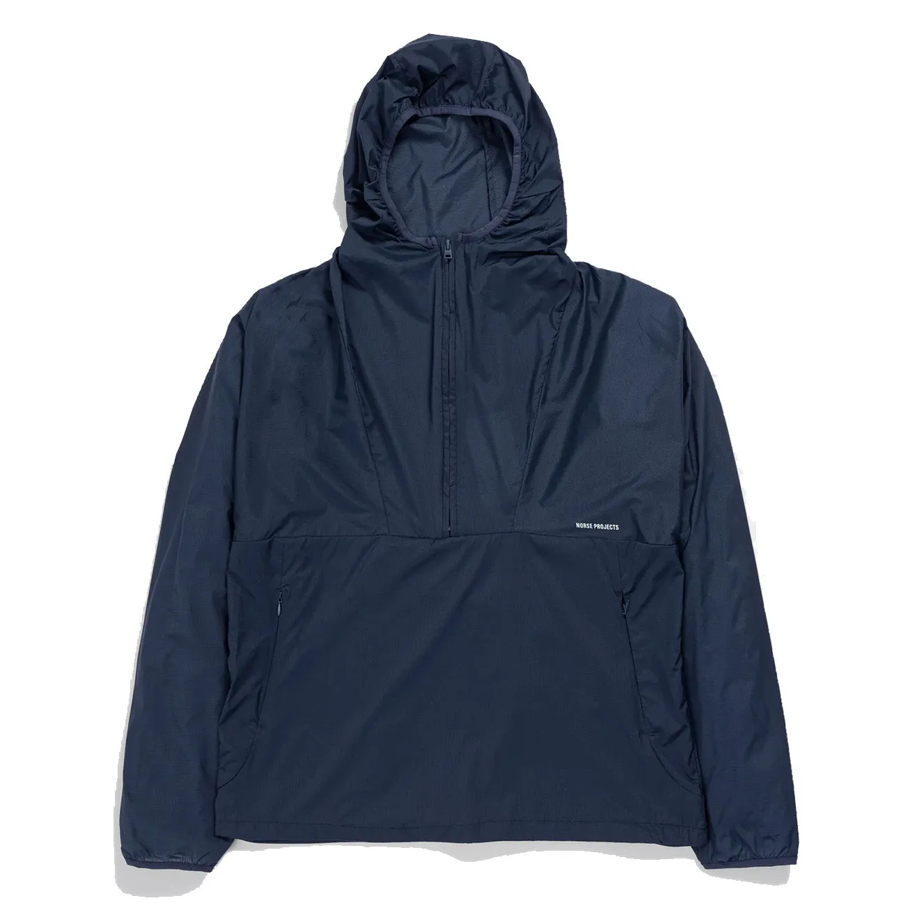 Norse Projects Herluf Leichte Nylon-Jacke Kalksteinblau
