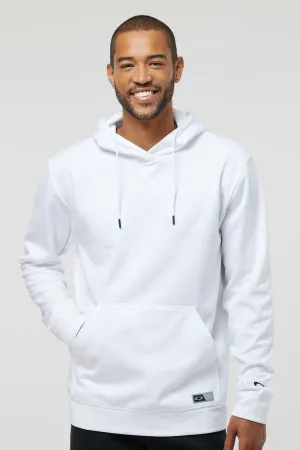 Oakley Herren Team Issue Hydrolix Kapuzenpullover mit Staufach - Weiß