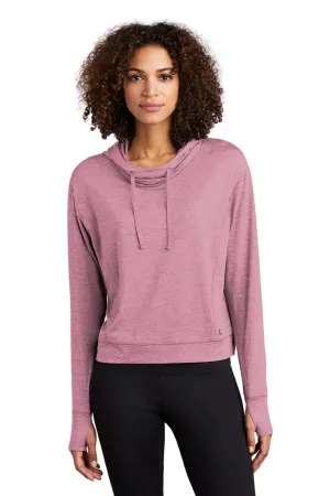 Ogio Damen Endurance Force Feuchtigkeitstransportierende Kapuzenpullover Hoodie - Heather Fliederrosa